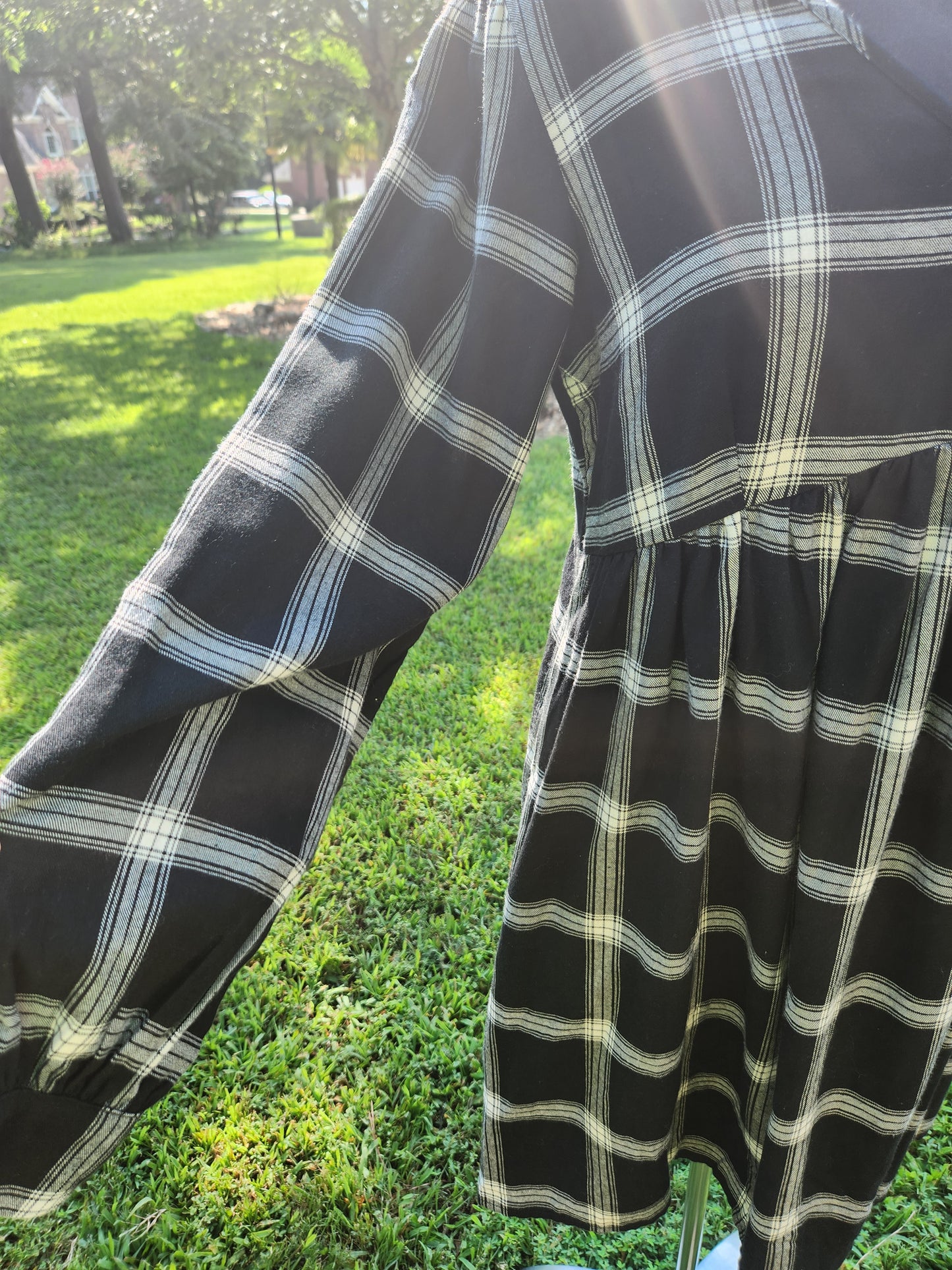 Knox Rose Plaid Dress Sz S