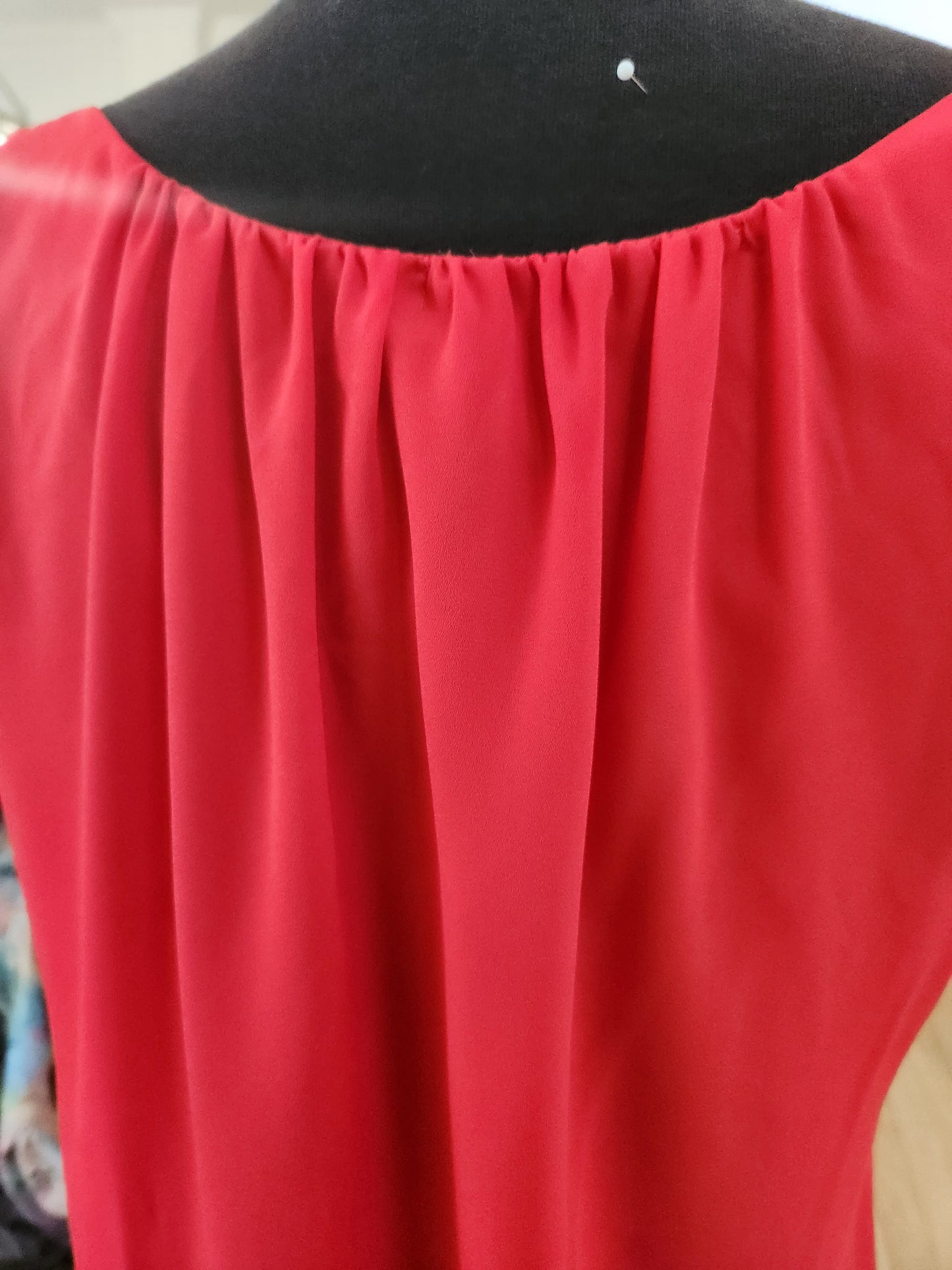 Veronica Hi-Lo Blouse Tank Sz M