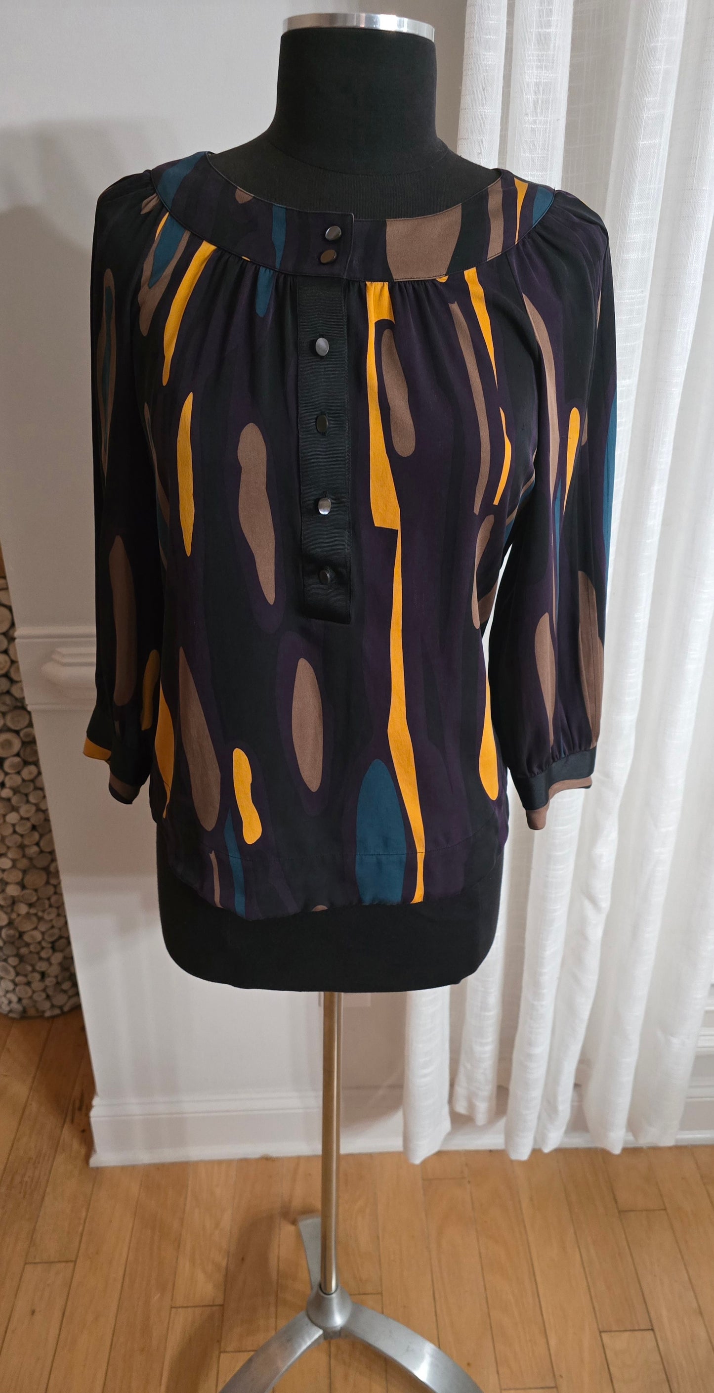 Diane von Furstenberg Blouse Sz 4