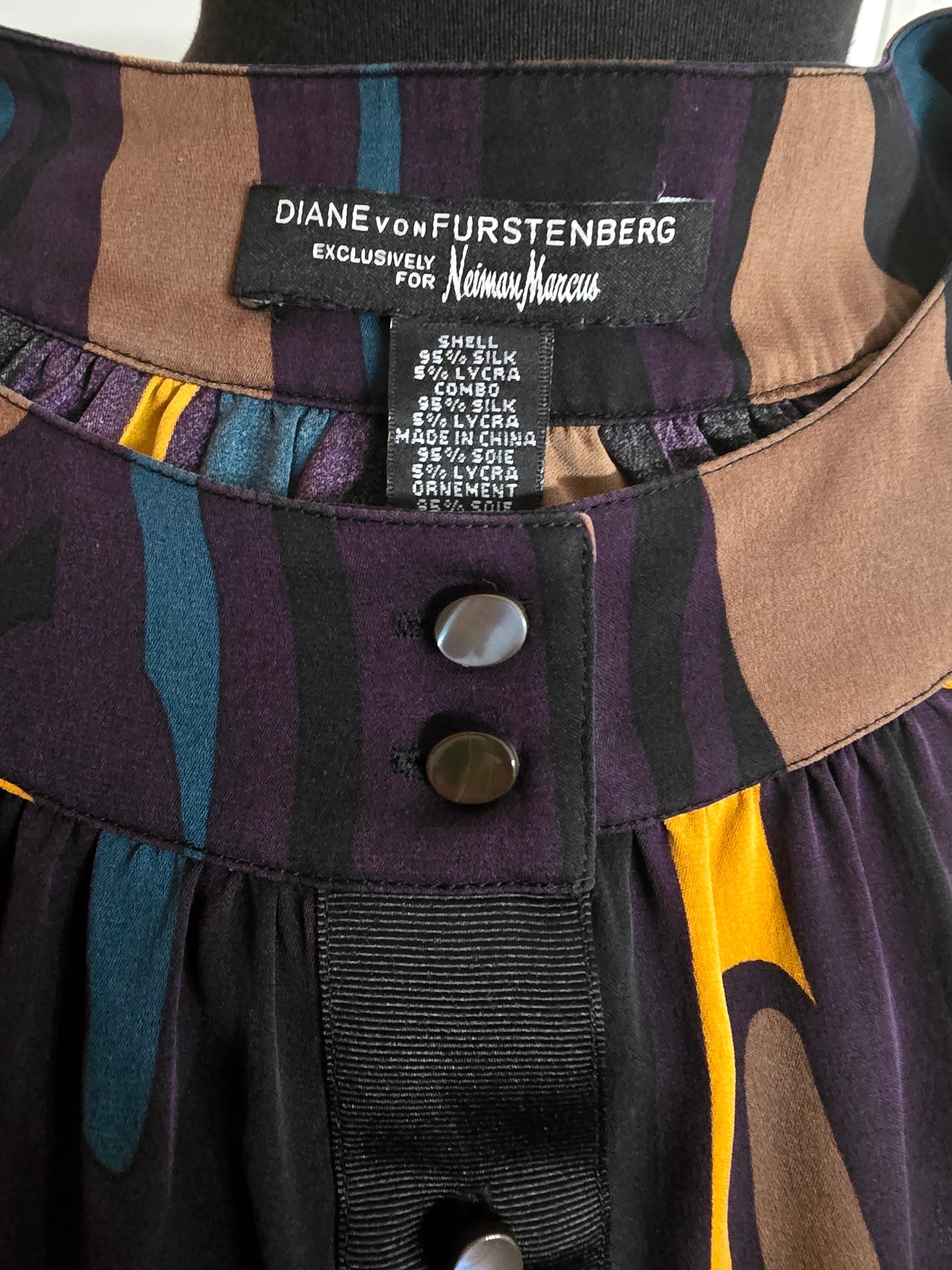 Diane von Furstenberg Blouse Sz 4
