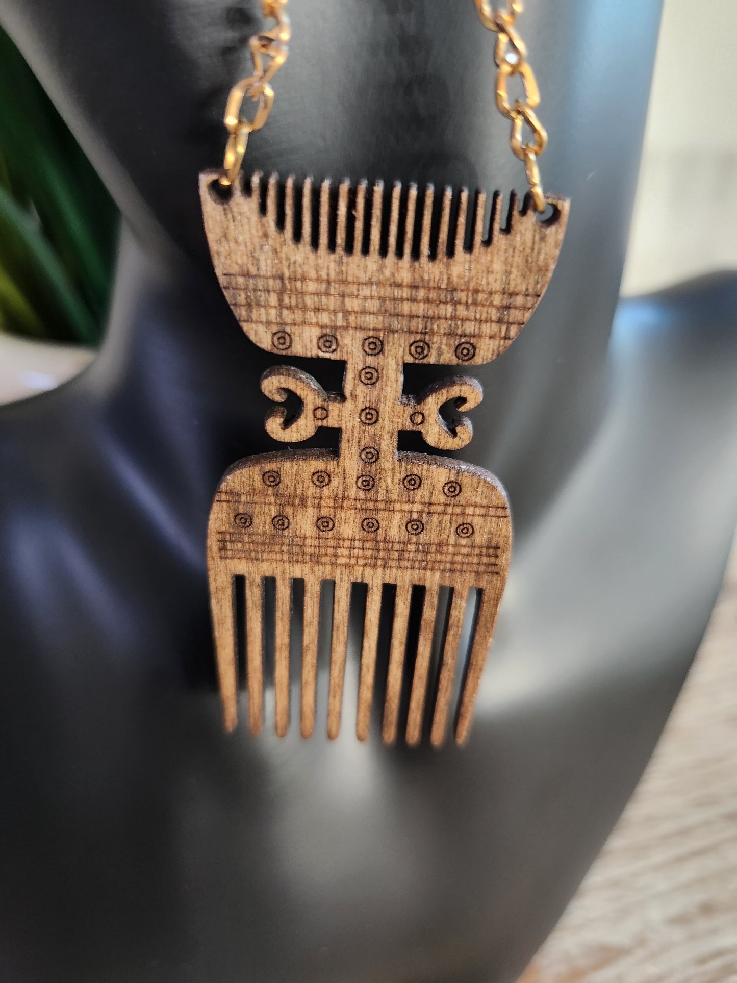 Afro Pick Earrings