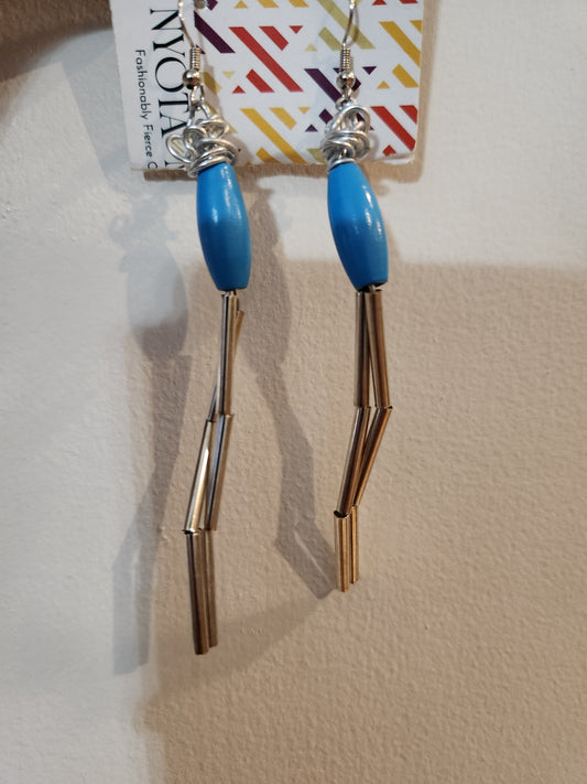 Blue Drip Earrings