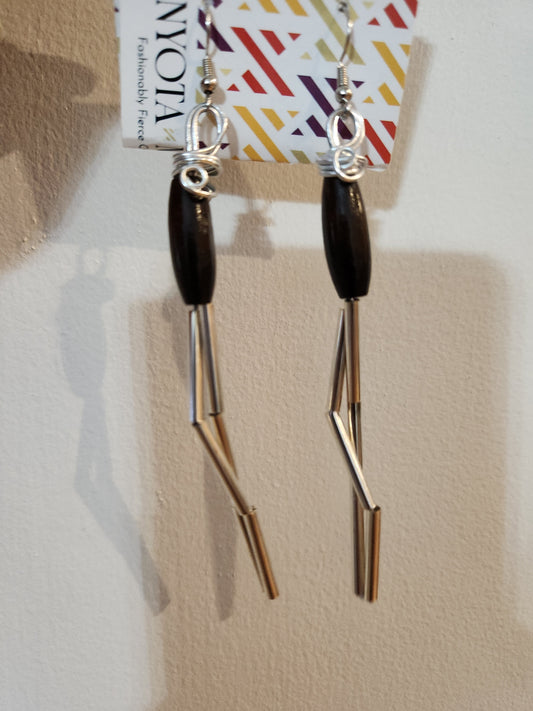 Brown Drip Earrings