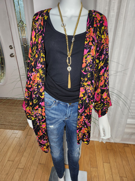 Michael Stars Floral Duster Sz L
