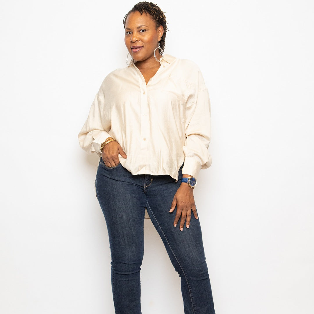 Corrine Blouse - Beige