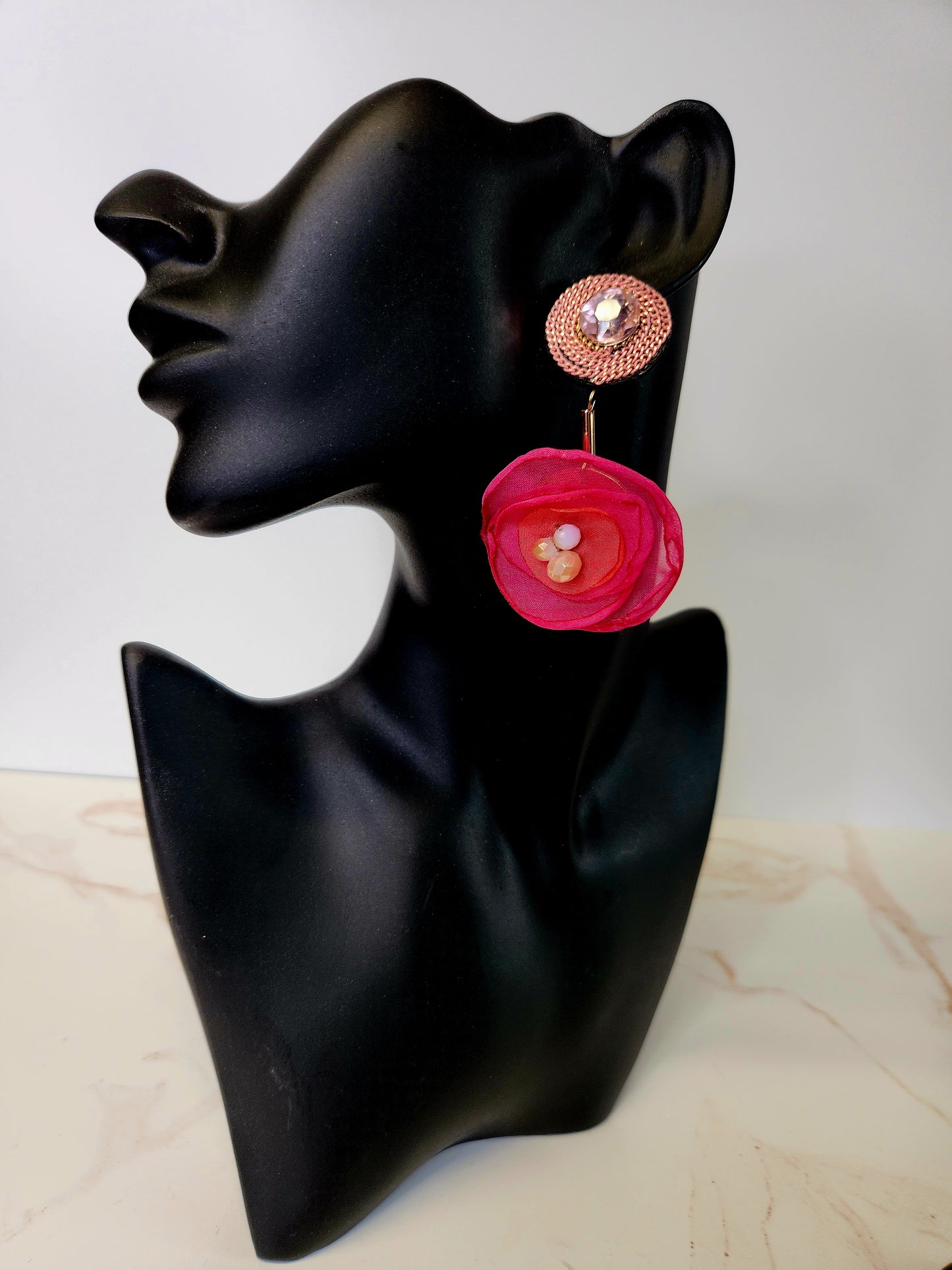 Petal Earrings - Black