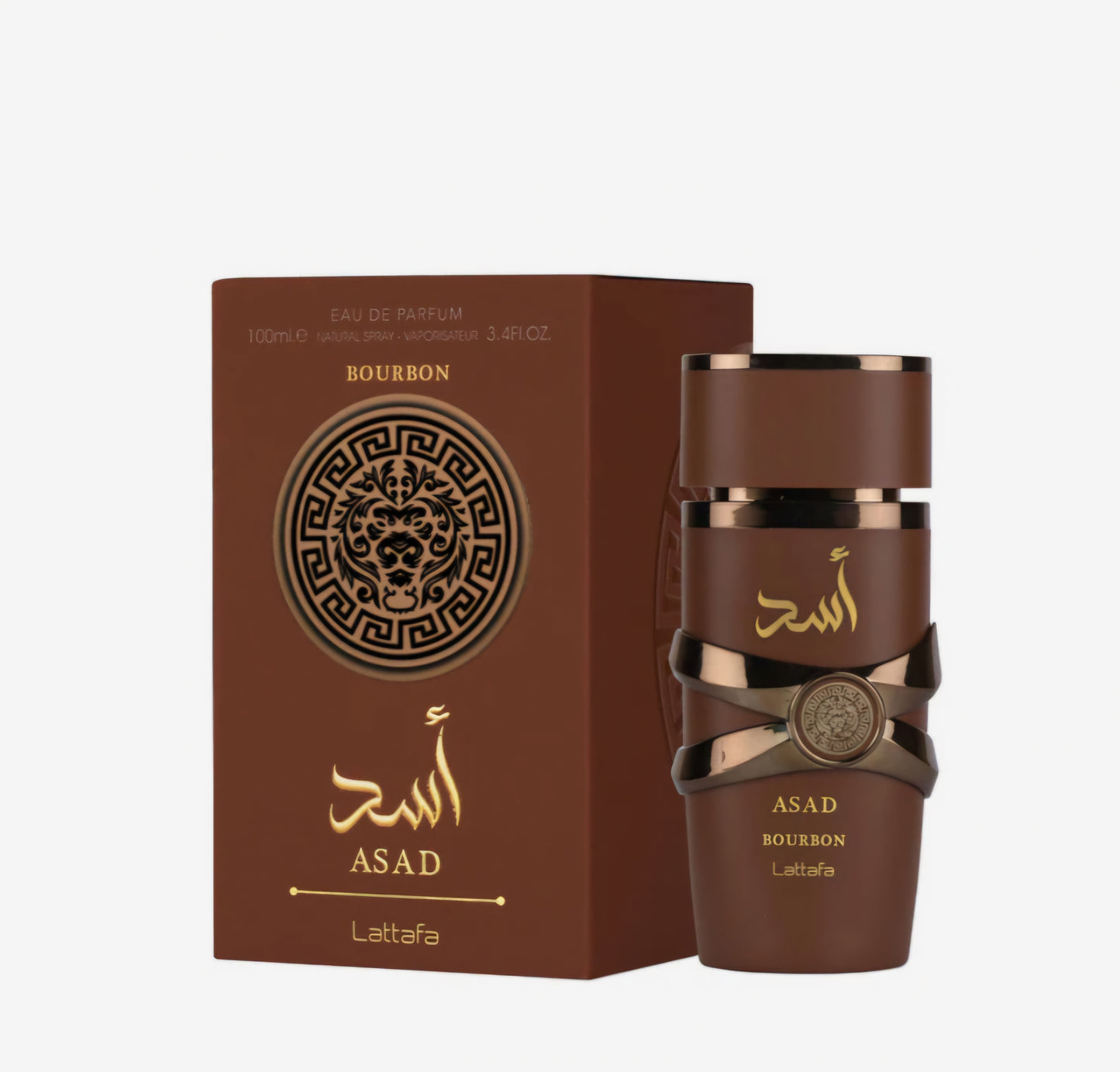 Lattafa Asad Bourbon Eau de Parfum Unisex 3.4 oz