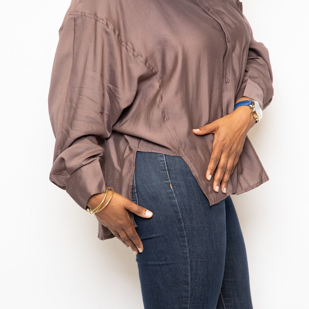 Corrine Blouse - Plum