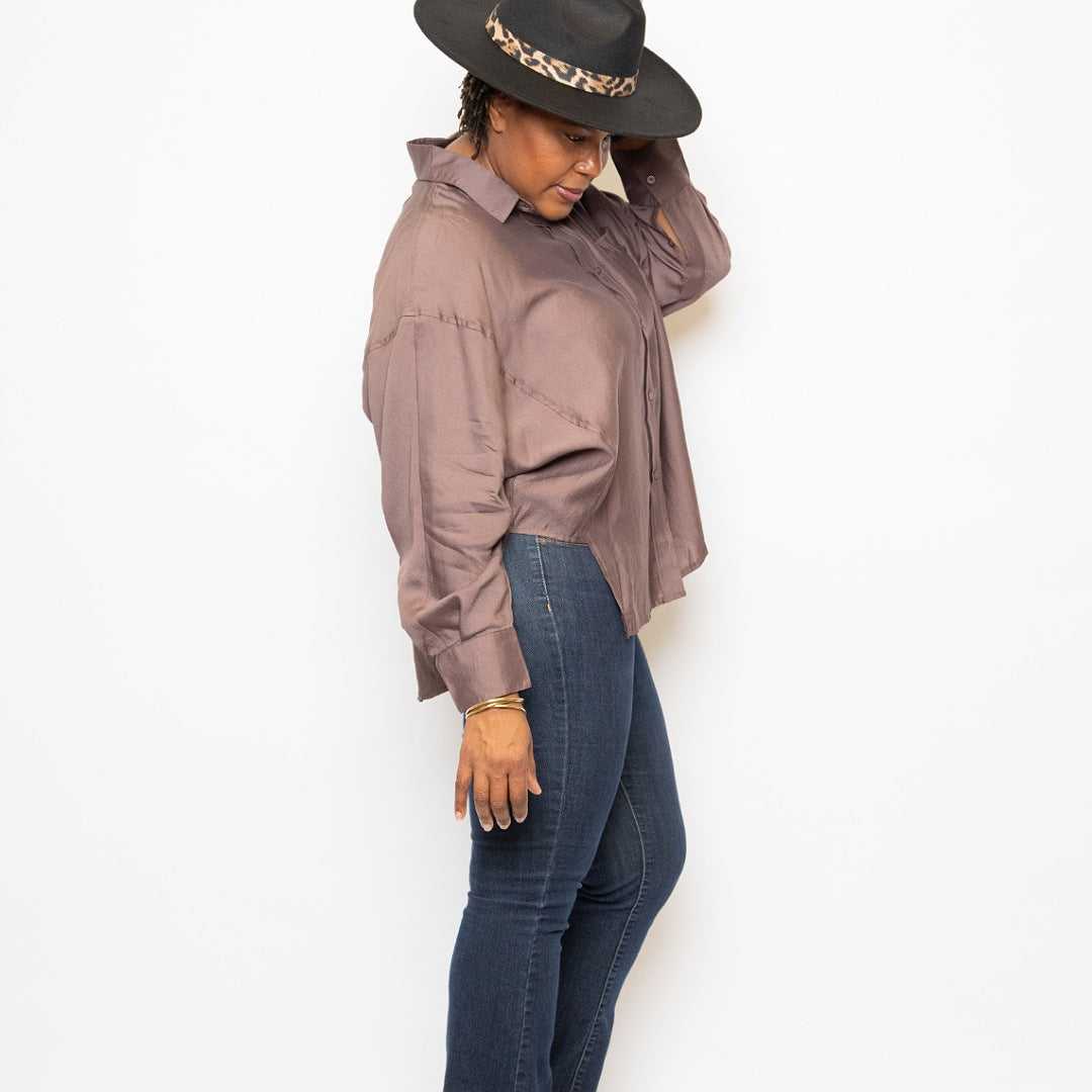 Corrine Blouse - Plum