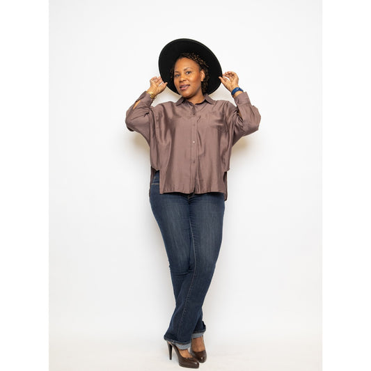 Corrine Blouse - Plum