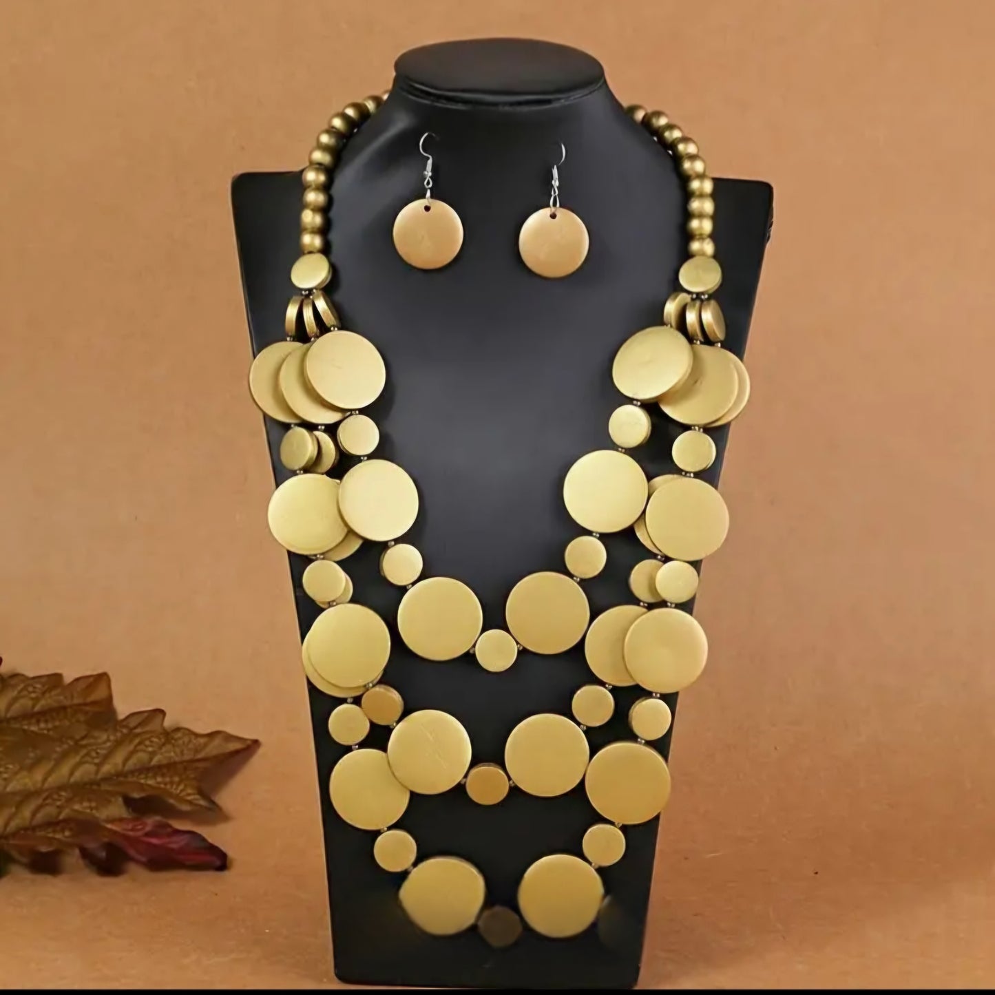 Gold Drip Mini Necklace Set