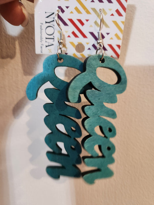 Queen Earrings Turquoise