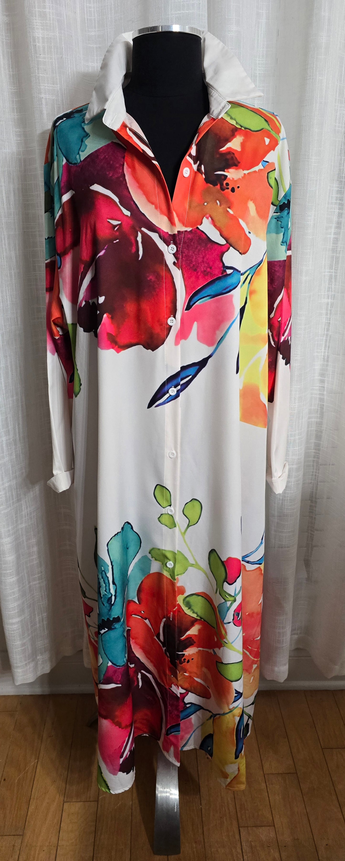 Abstract Dress/Tunic Sz 3X