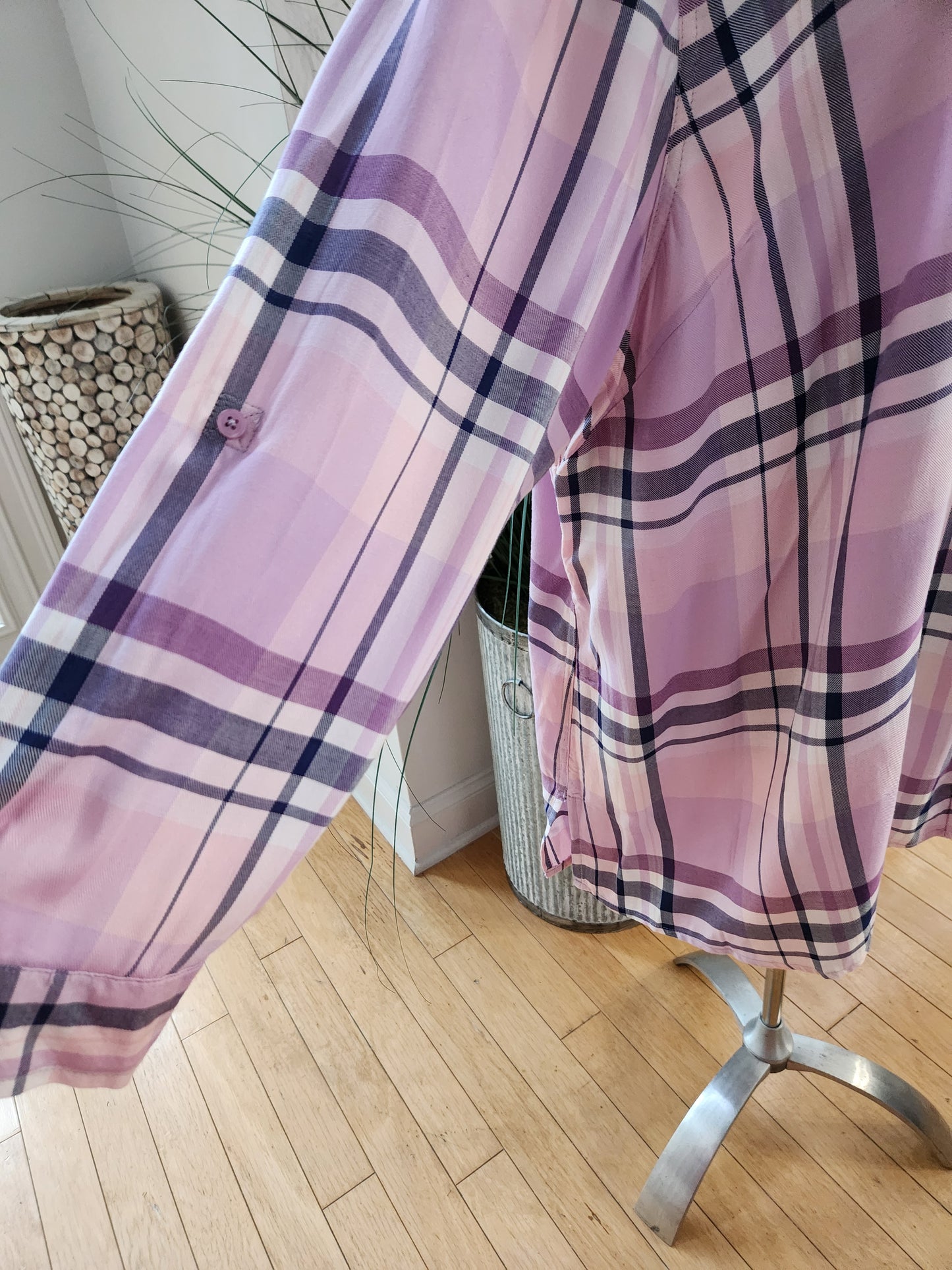 Catherine's Plaid Shirt Sz 4X