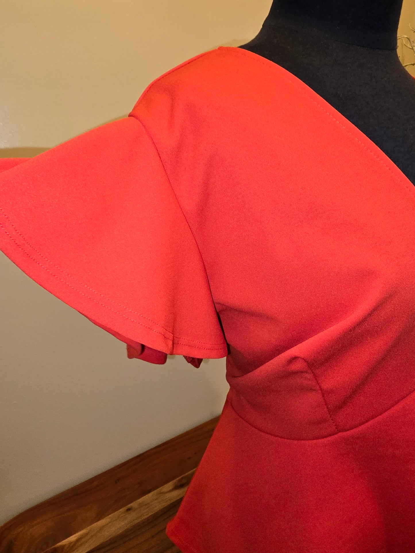 Fashion To Figure Peplum Blouse Sz 3X