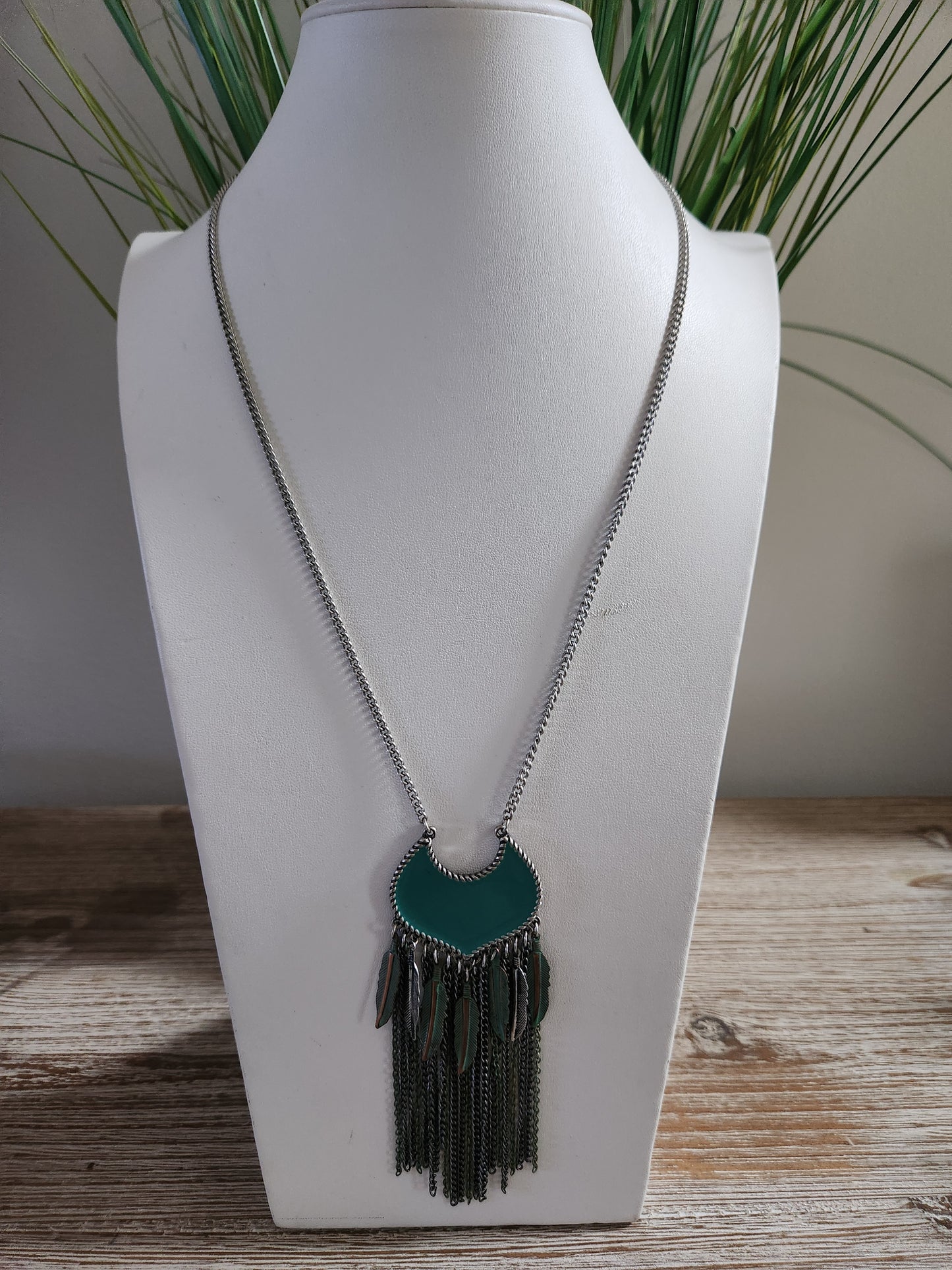 Feather Tassel Necklace