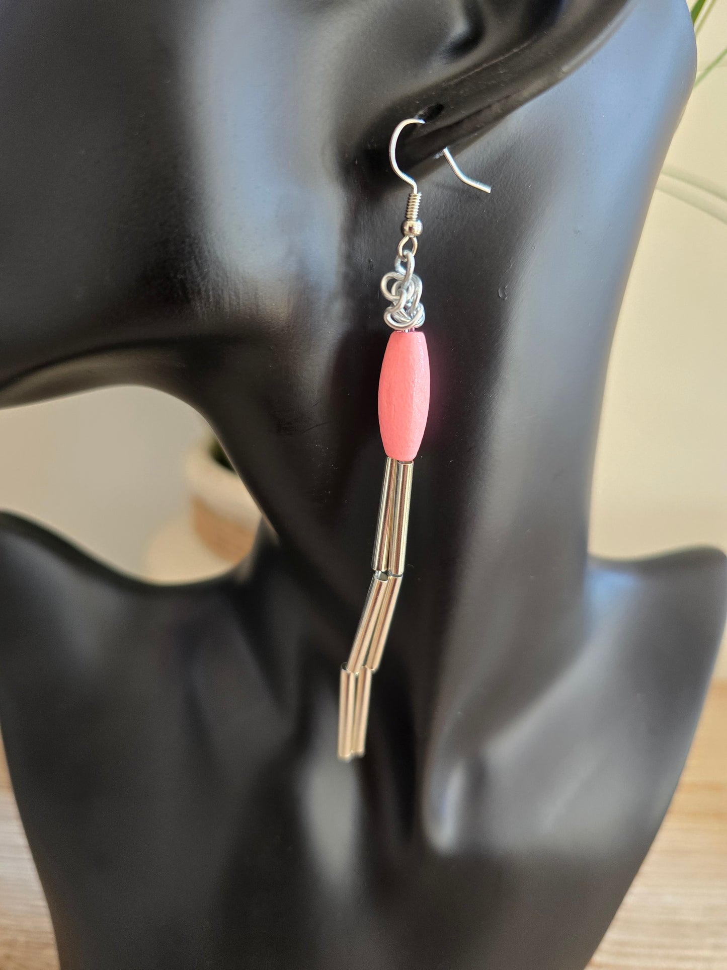 Pink Drip Earrings