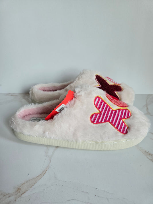 Simply Southern Furry Slippers Sz 7/8