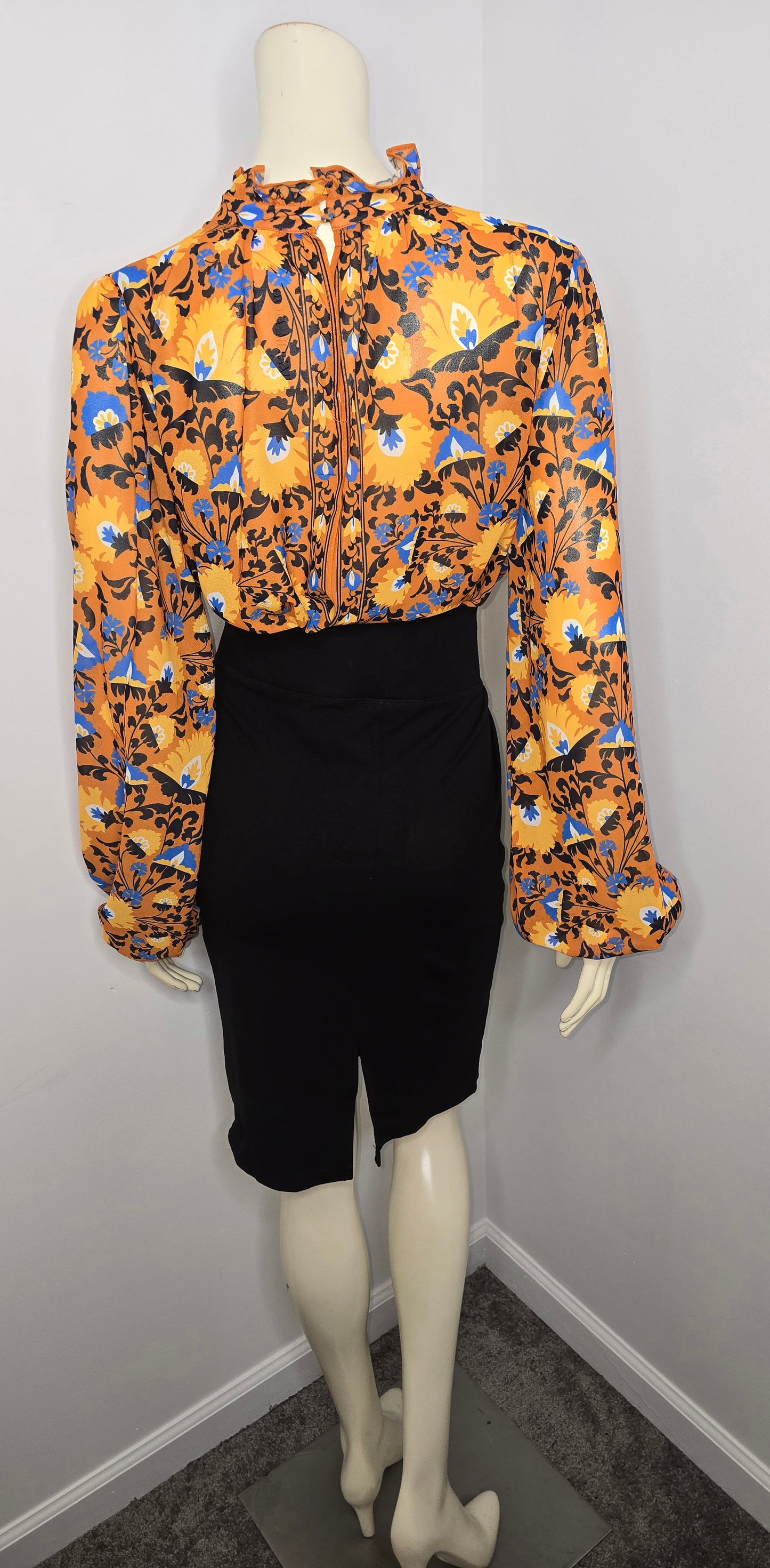 Active USA Black Pencil Skirt Sz L