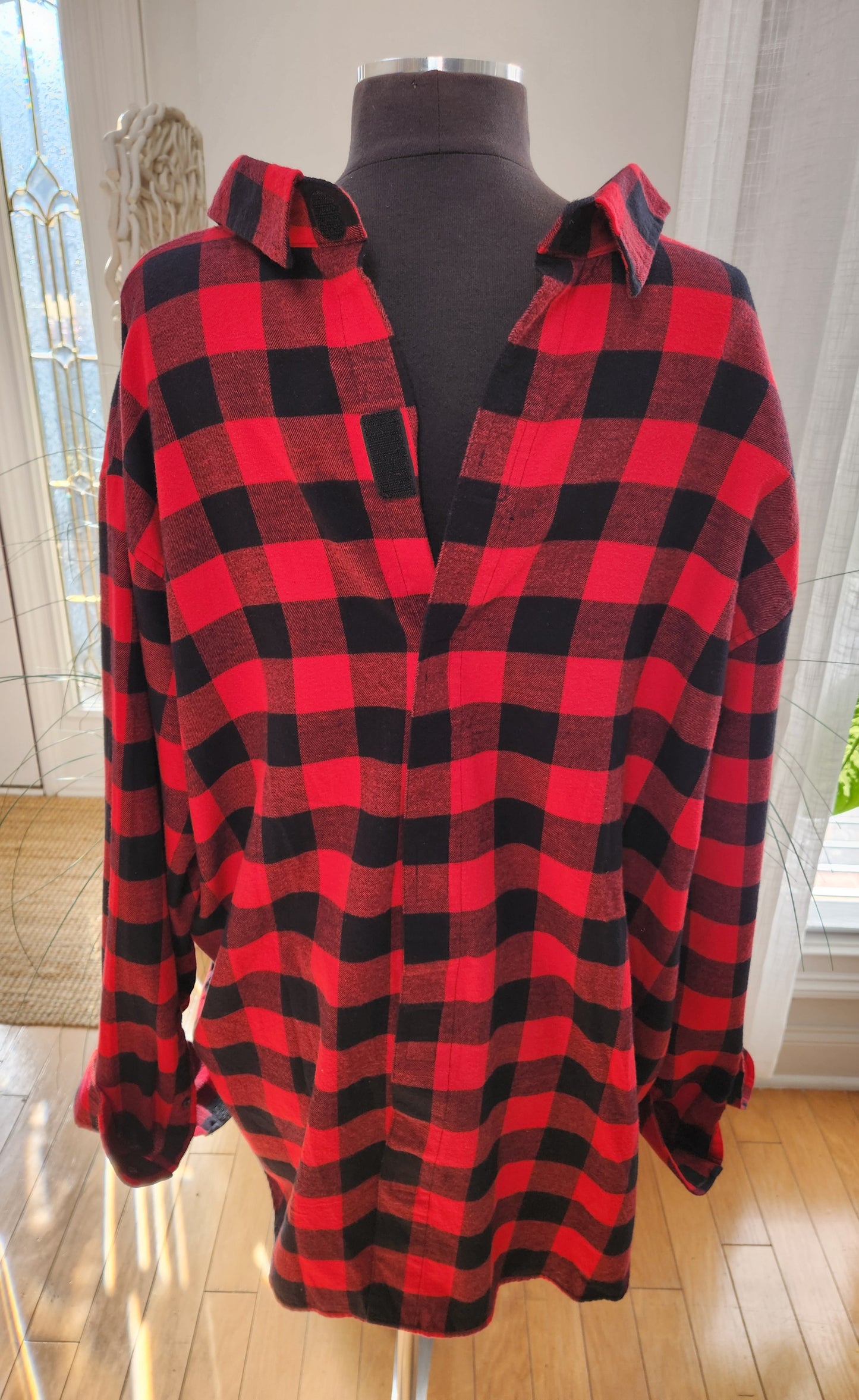 St. John's Bay Plaid Flannel Shirt Sz 2XL