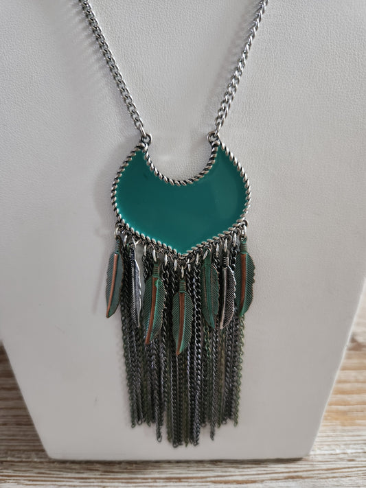 Feather Tassel Necklace