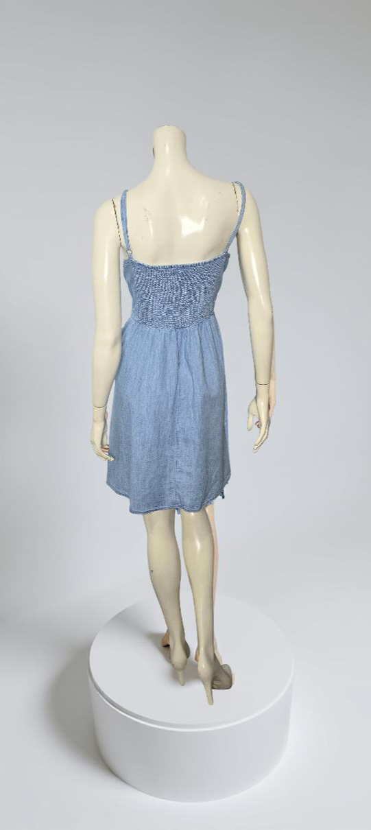 Old Navy Denim Dress With Bow Sz 4X