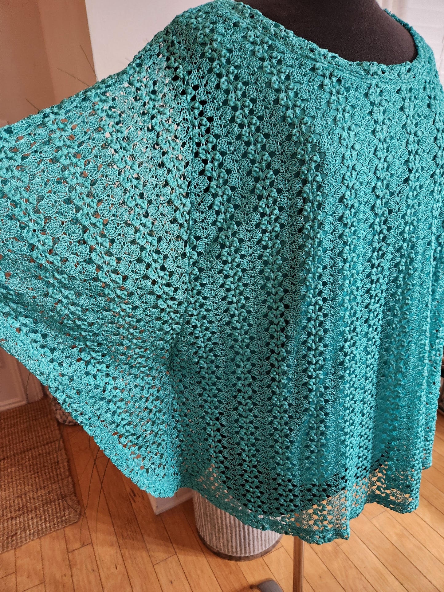 Covington Boho Turquoise Top Sz 2X