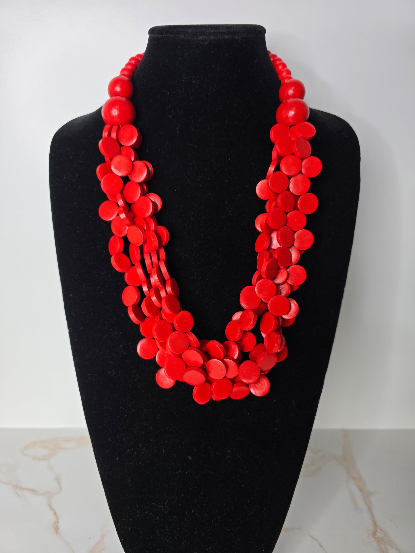Red Drip Mini Necklace