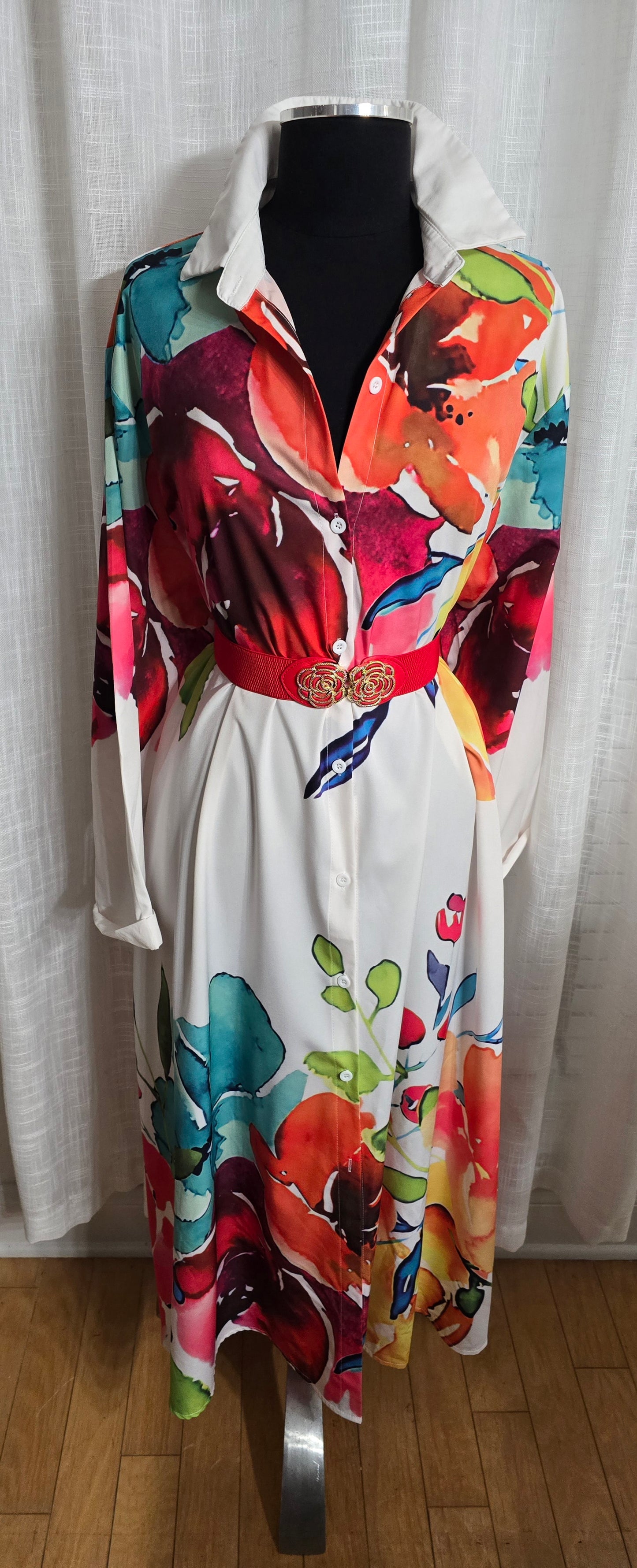 Abstract Dress/Tunic Sz 3X