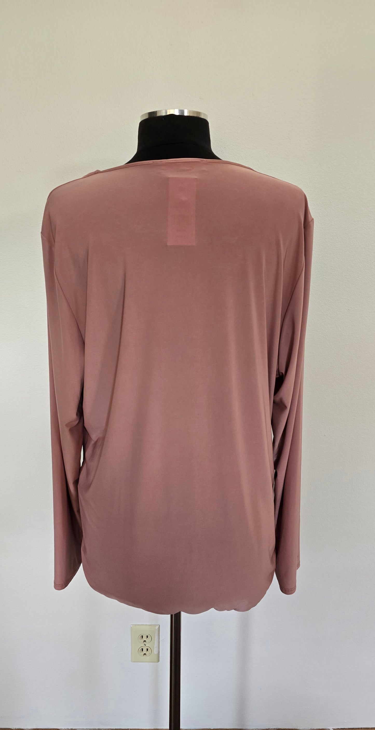 Fashion To Figure Faux Wrap Bodysuit Sz 2X
