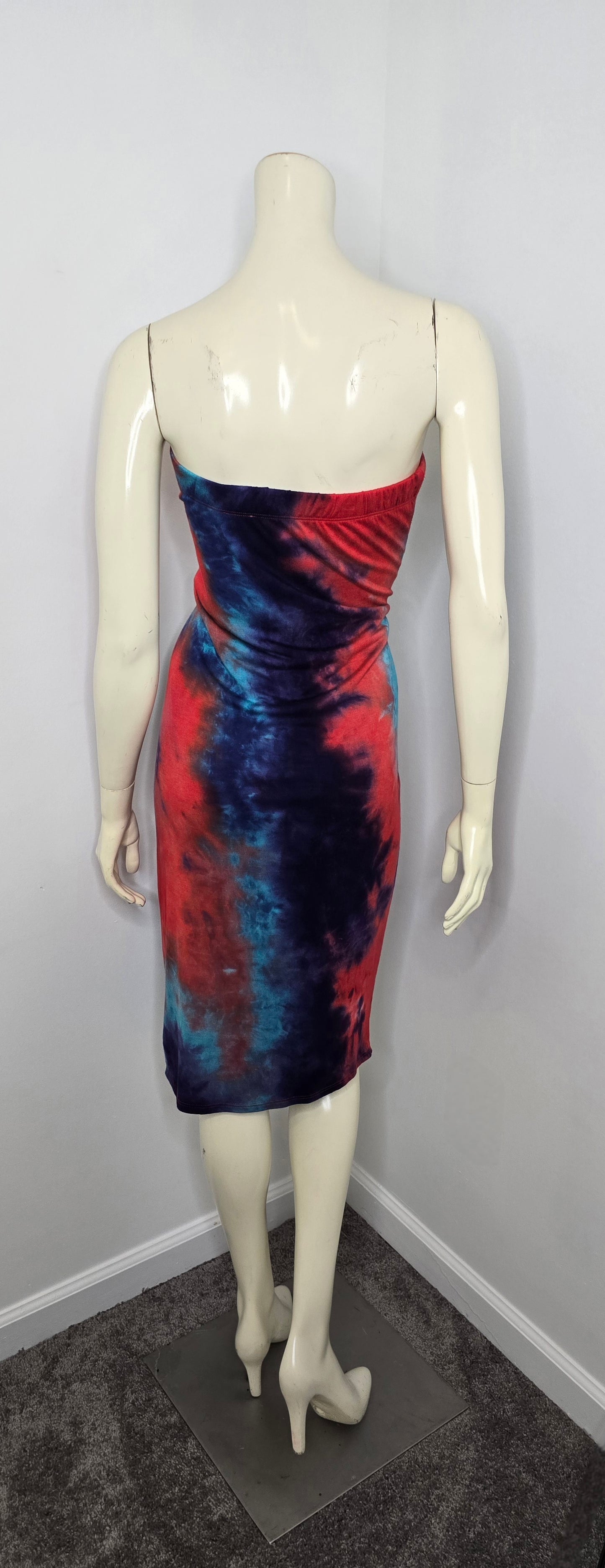 Tie Dye Tube Dress Sz XXL