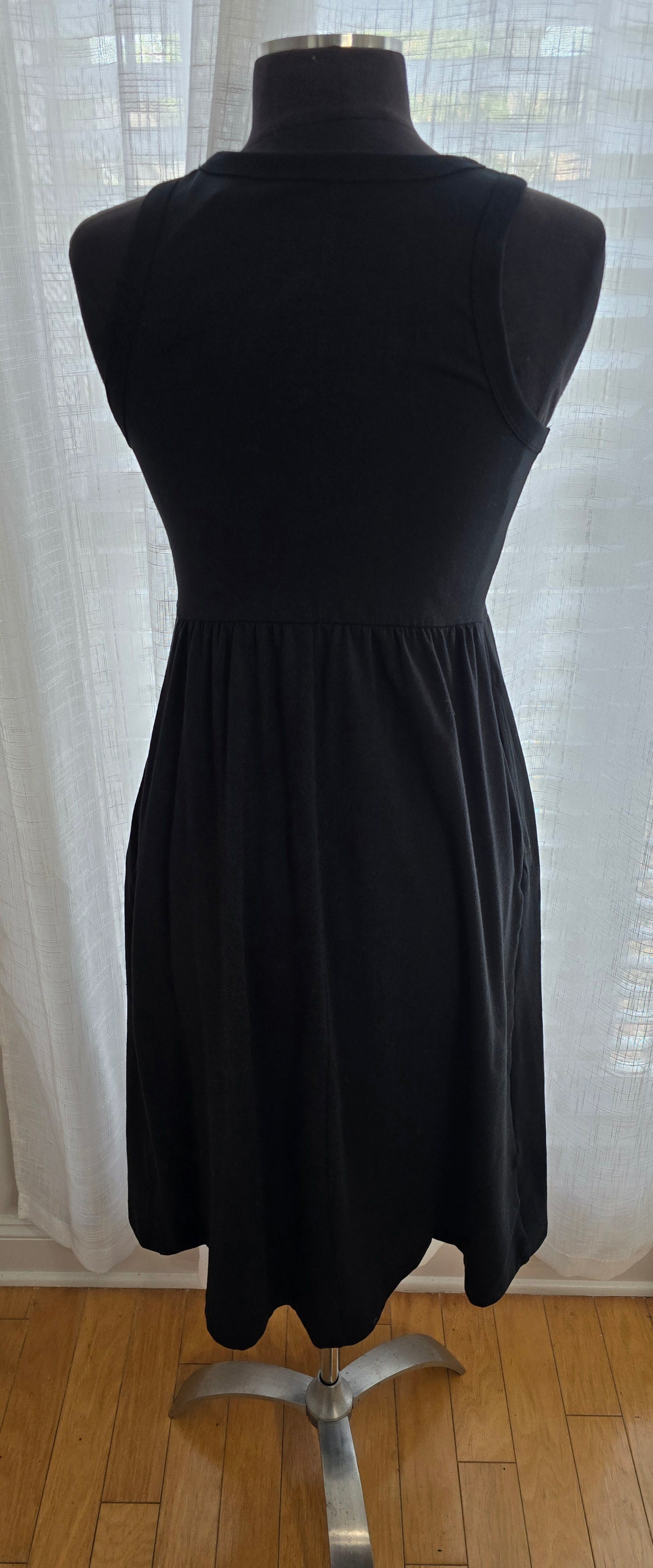 A New Day Black Midi Dress Sz XS