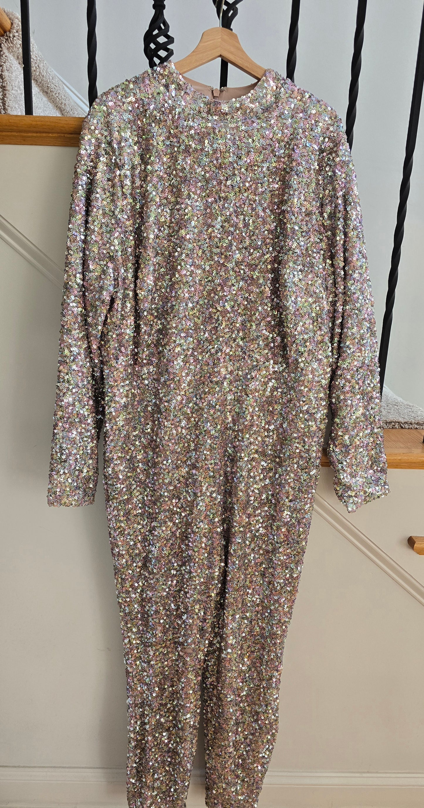 Fashion To Figure Sequin Catsuit Sz 3X