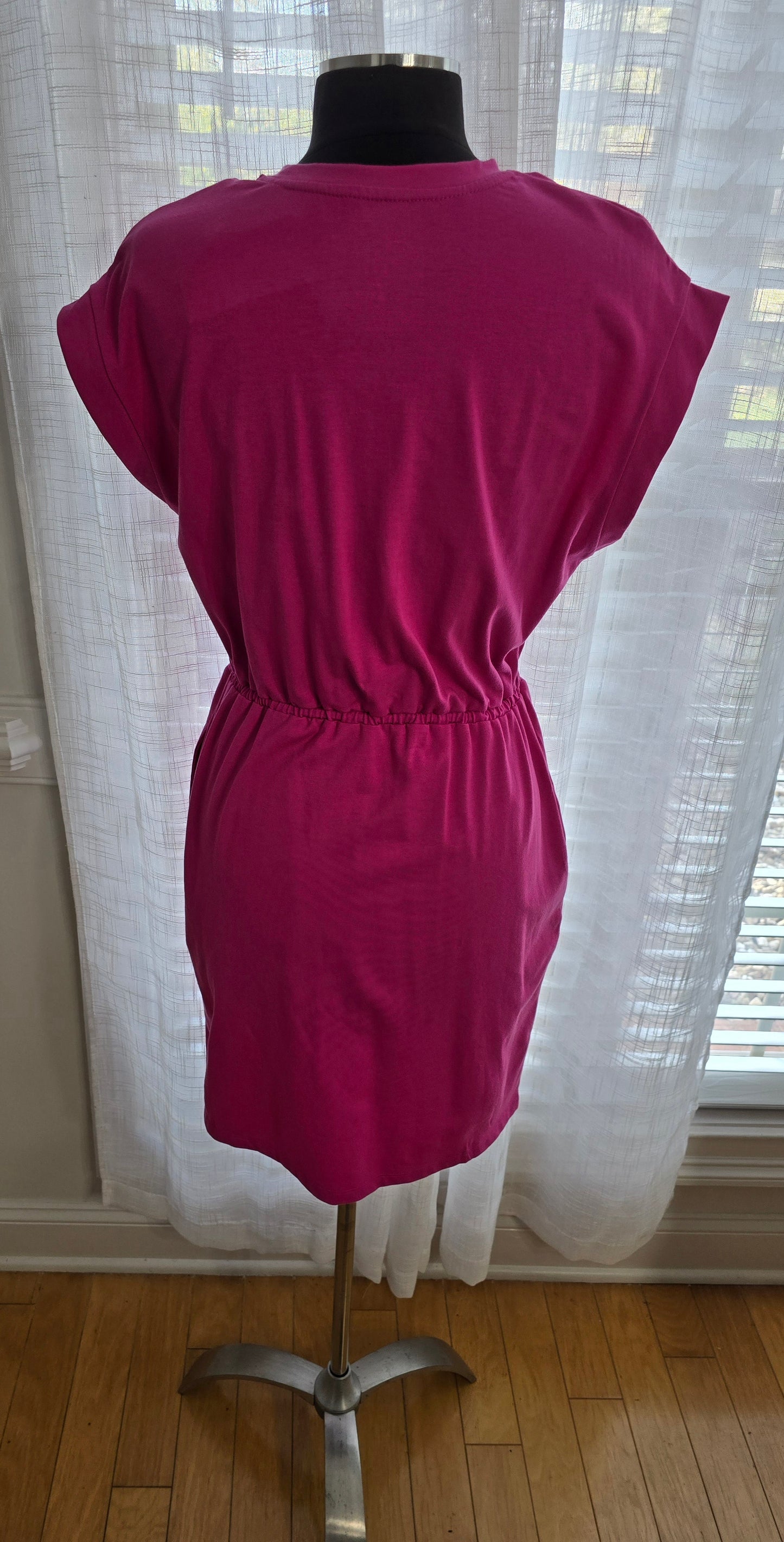 A New Day Tee Shirt Dress Fuchsia Size Sz M