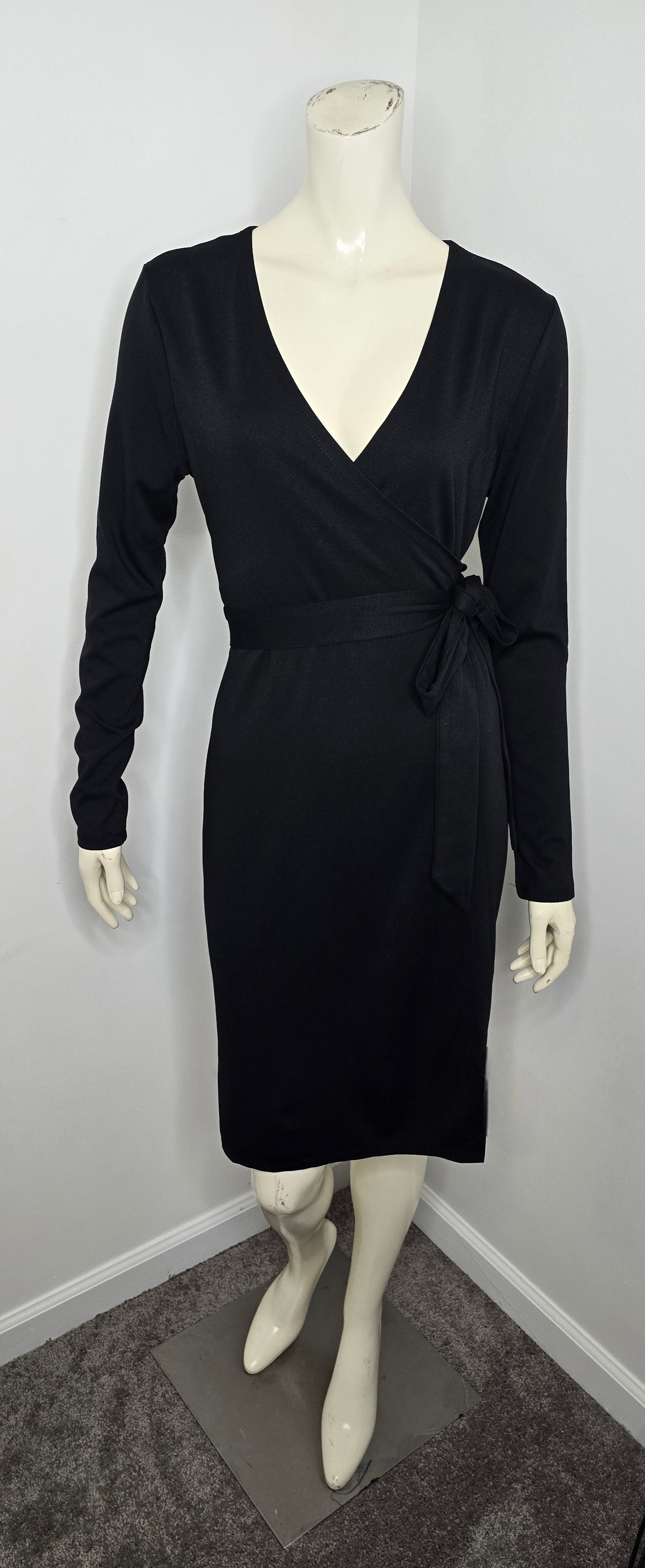 Black Wrap Dress