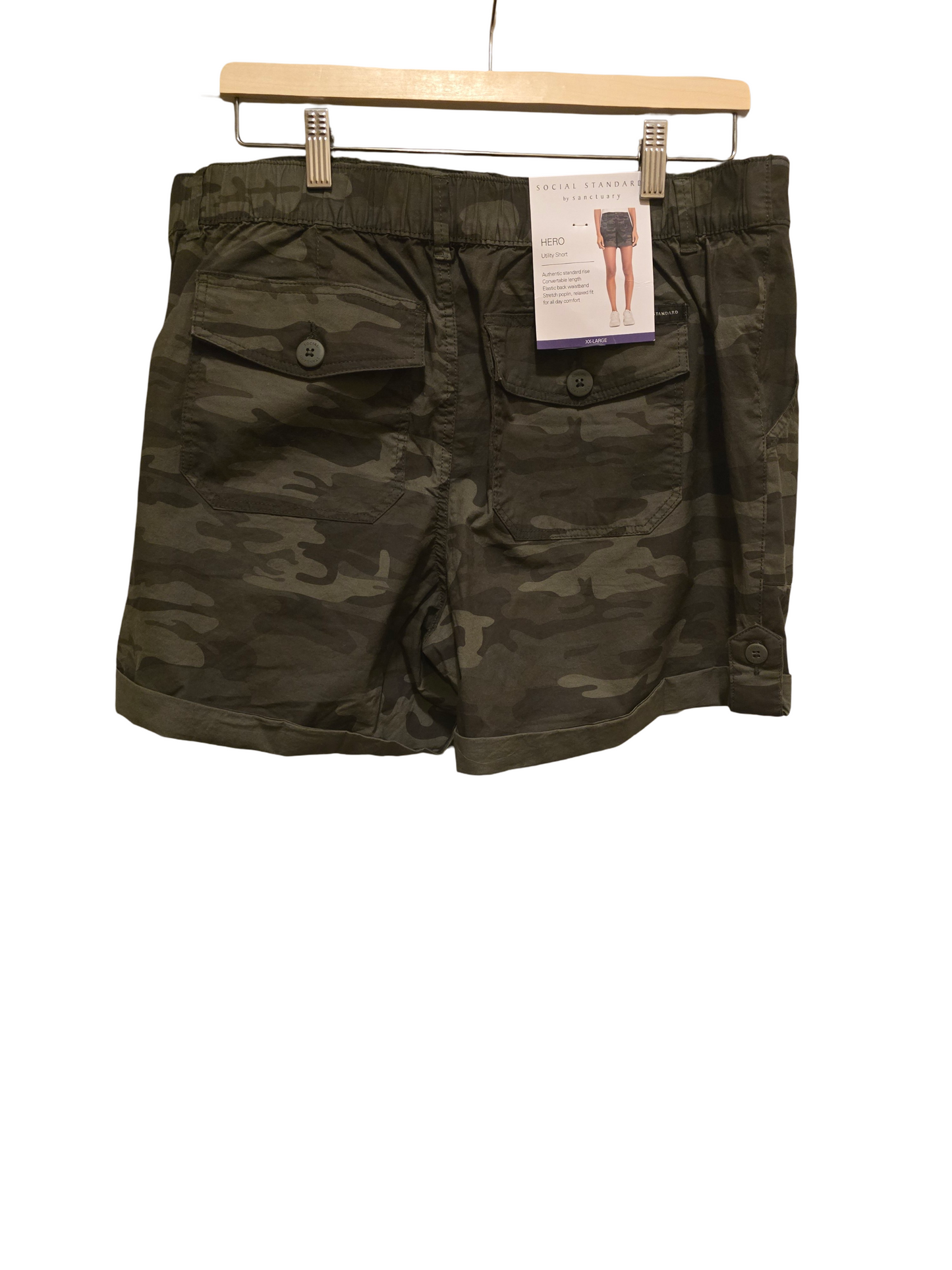 Social Standard Camo Shorts Sz XXL