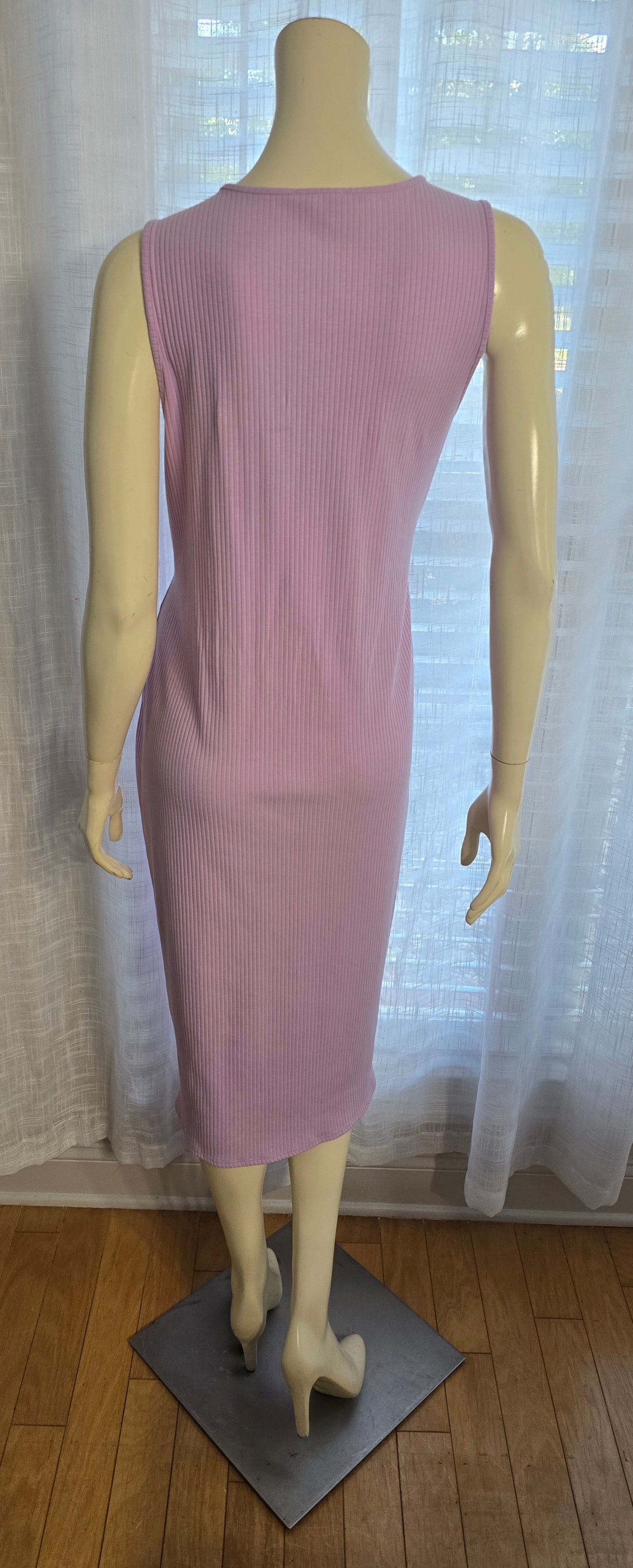 Bar III Ribbed Light Purple Fitted Dress Sz 3X