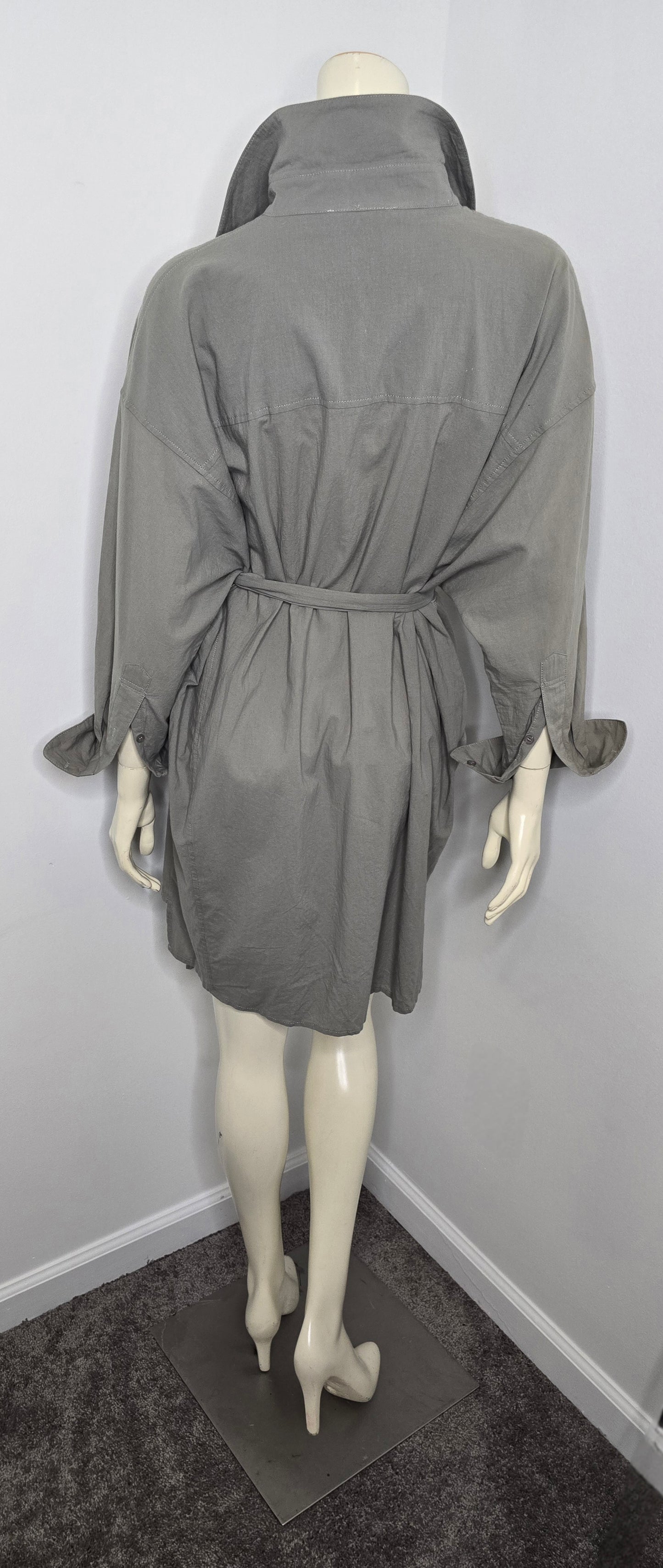 Hi-Rise Olive Shirt/Dress Sz M/L