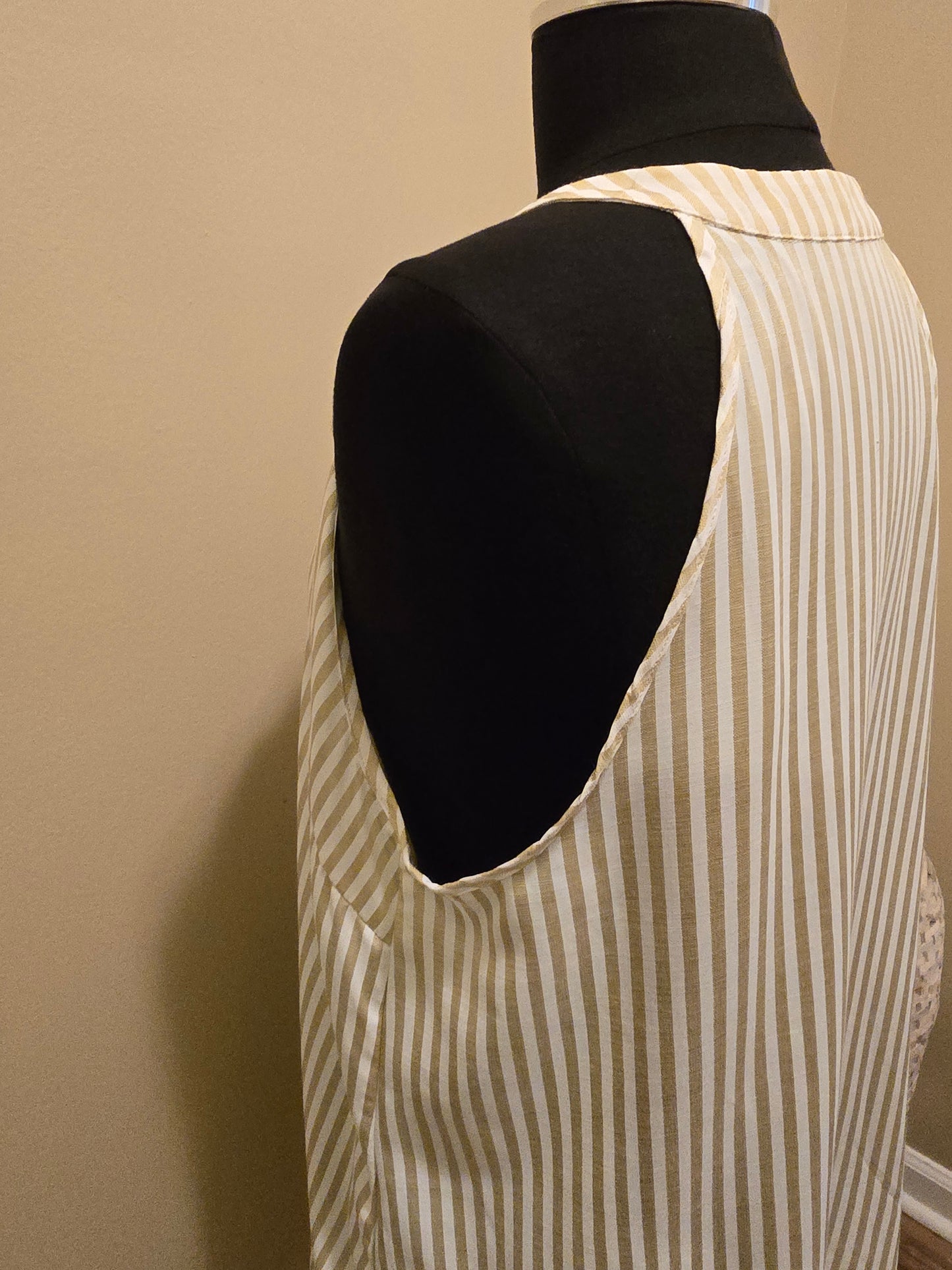 Striped Dress Sz L