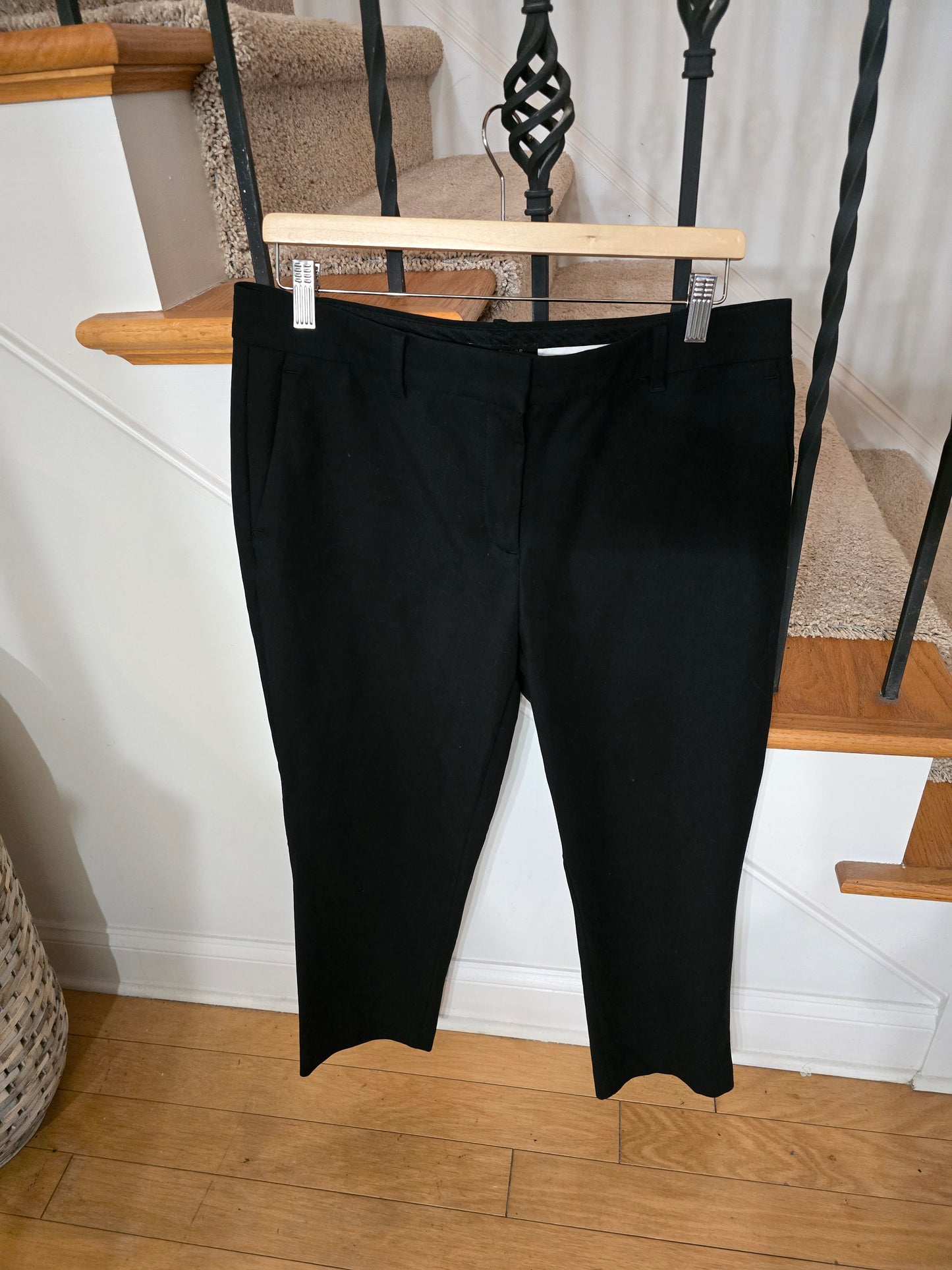 Ann Taylor Curvy Fit Black Pant Sz 8