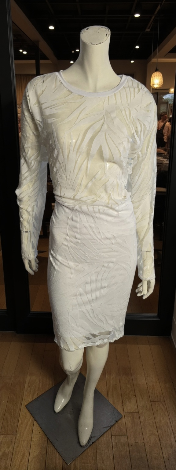 Fashion To Figure Mesh Lace Dress Sz 3X