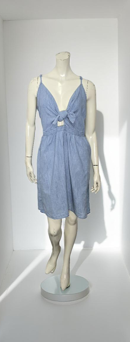 Old Navy Denim Dress With Bow Sz 4X