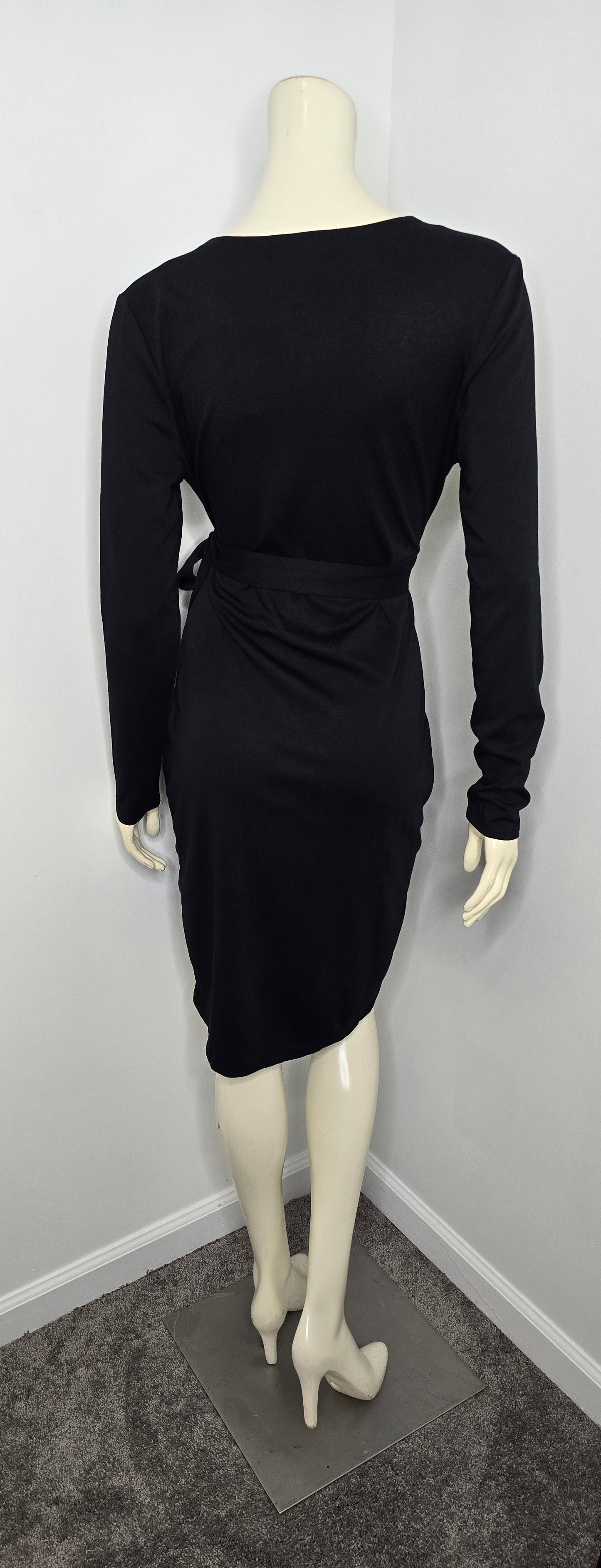 Black Wrap Dress
