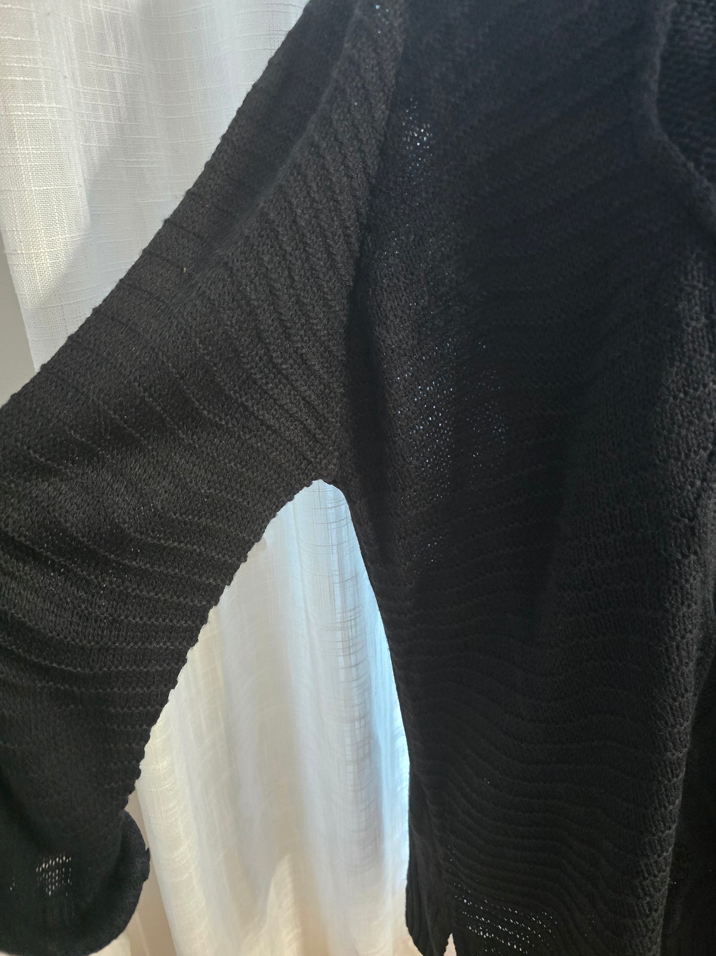 NY Collection Black Sweater Sz 3X