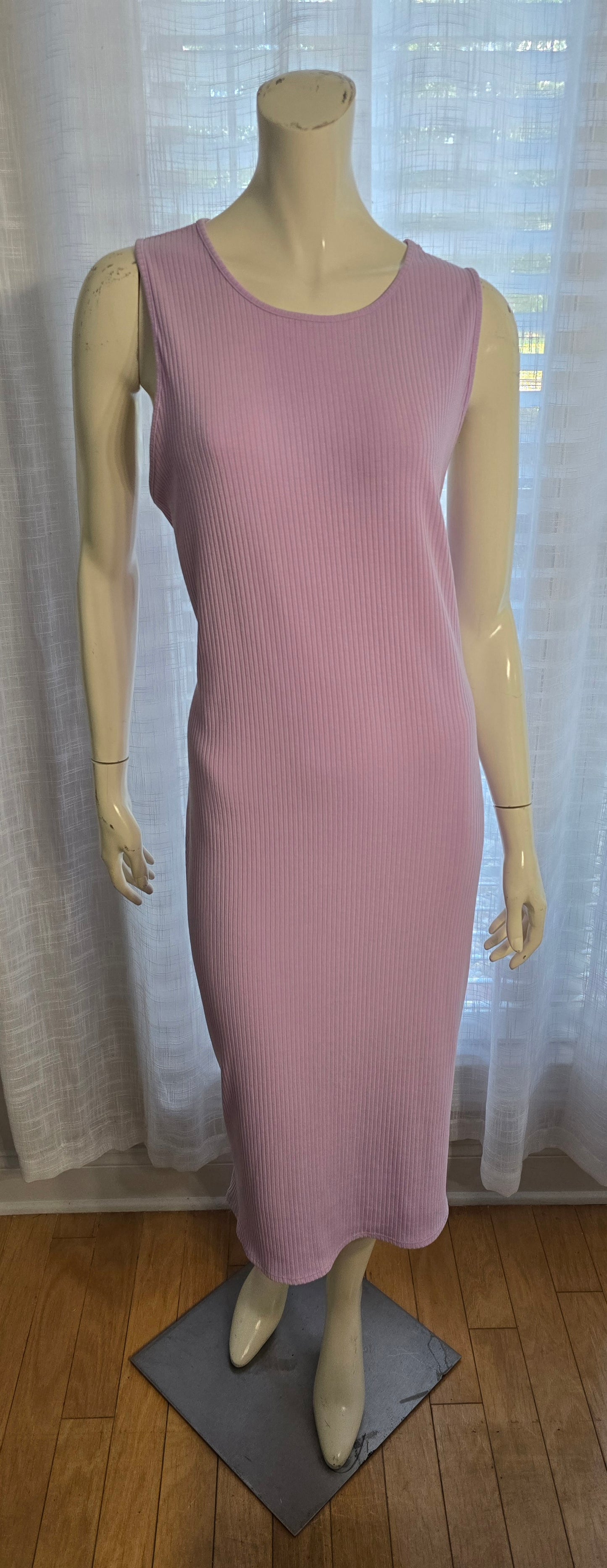 Bar III Ribbed Light Purple Fitted Dress Sz 3X