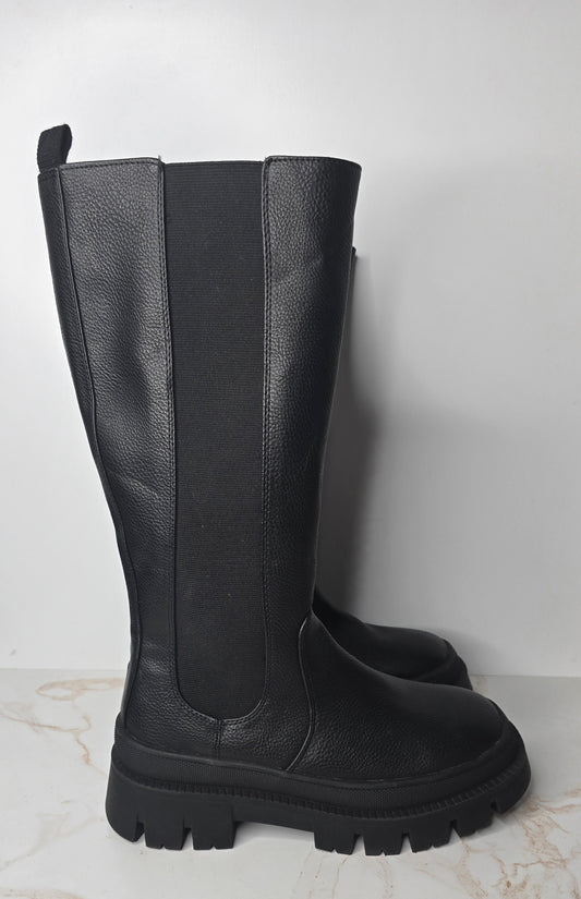 A New Day Corene Tall Black Boots Sz 7