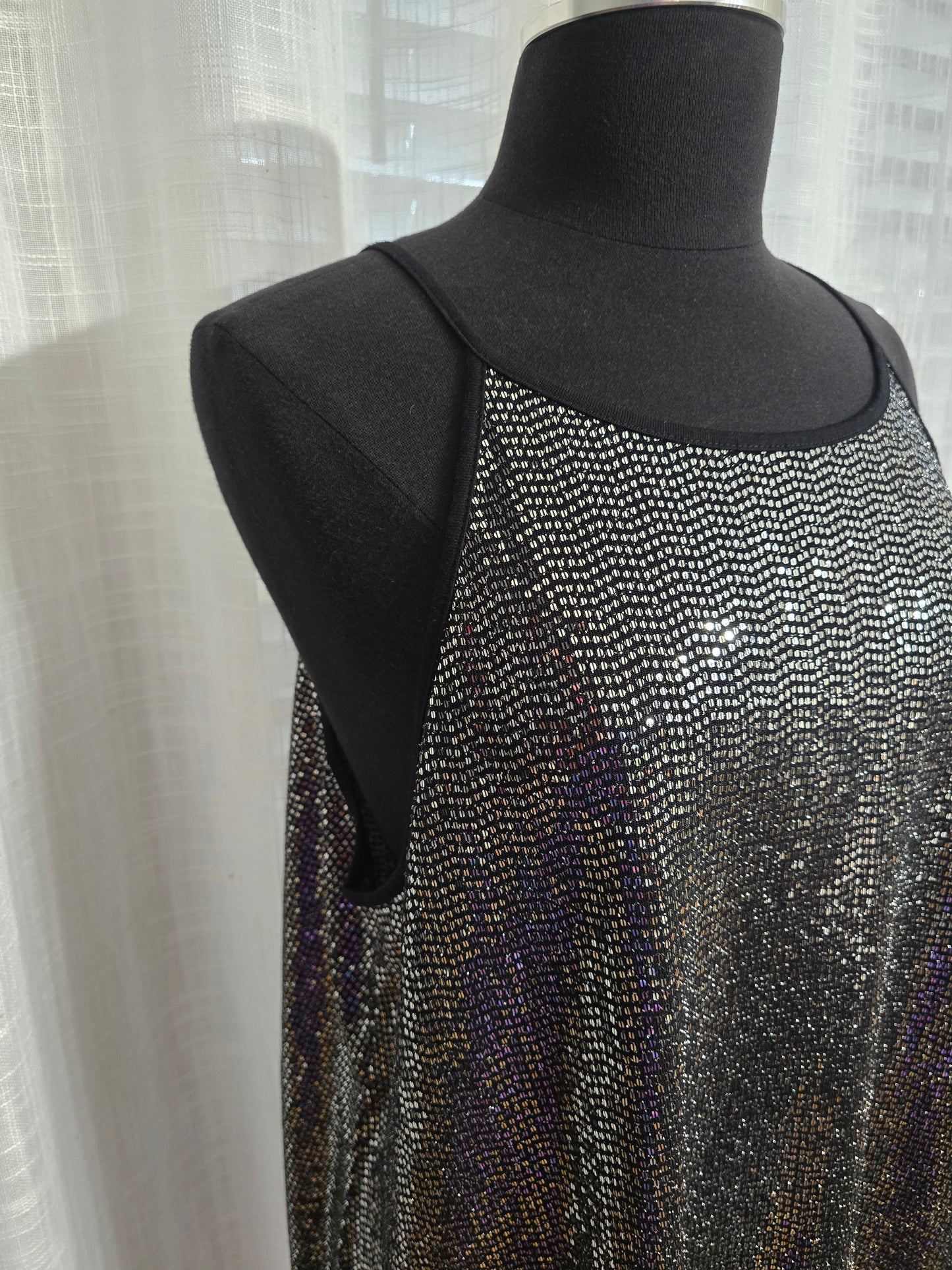 Torrid Metallic Sequin Halter Top Sz 3X