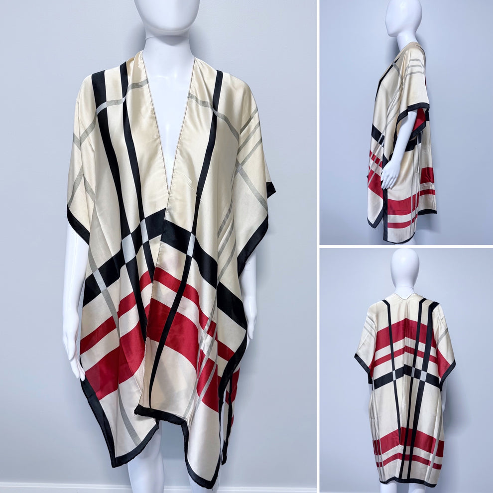 Brunch In Paris Kimono Fits Up To 1X