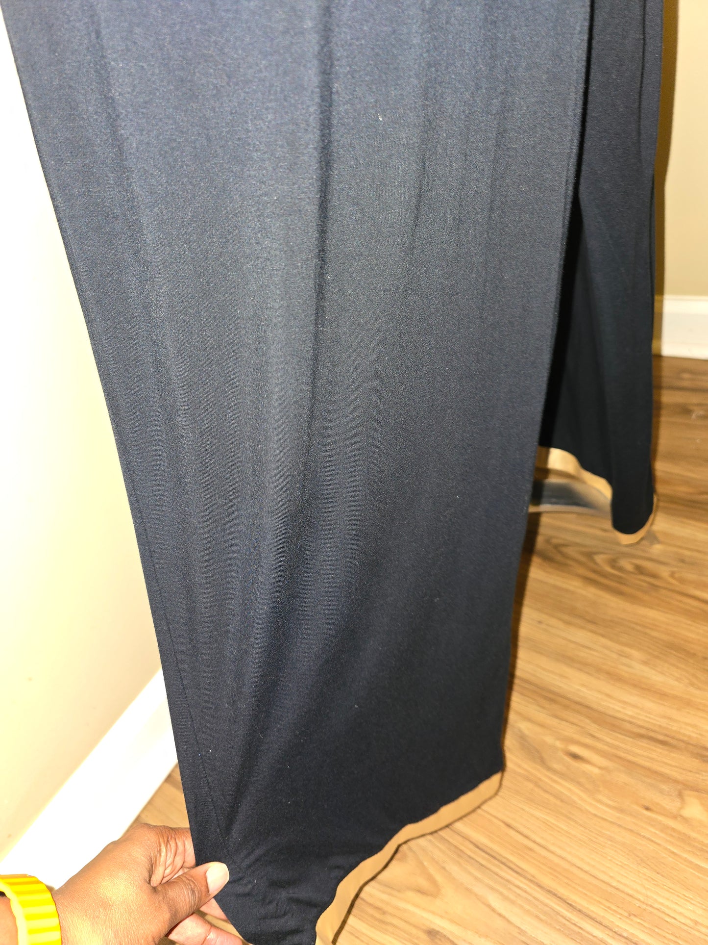 Black & Gold Two Piece Pyjama Set Sz 3X