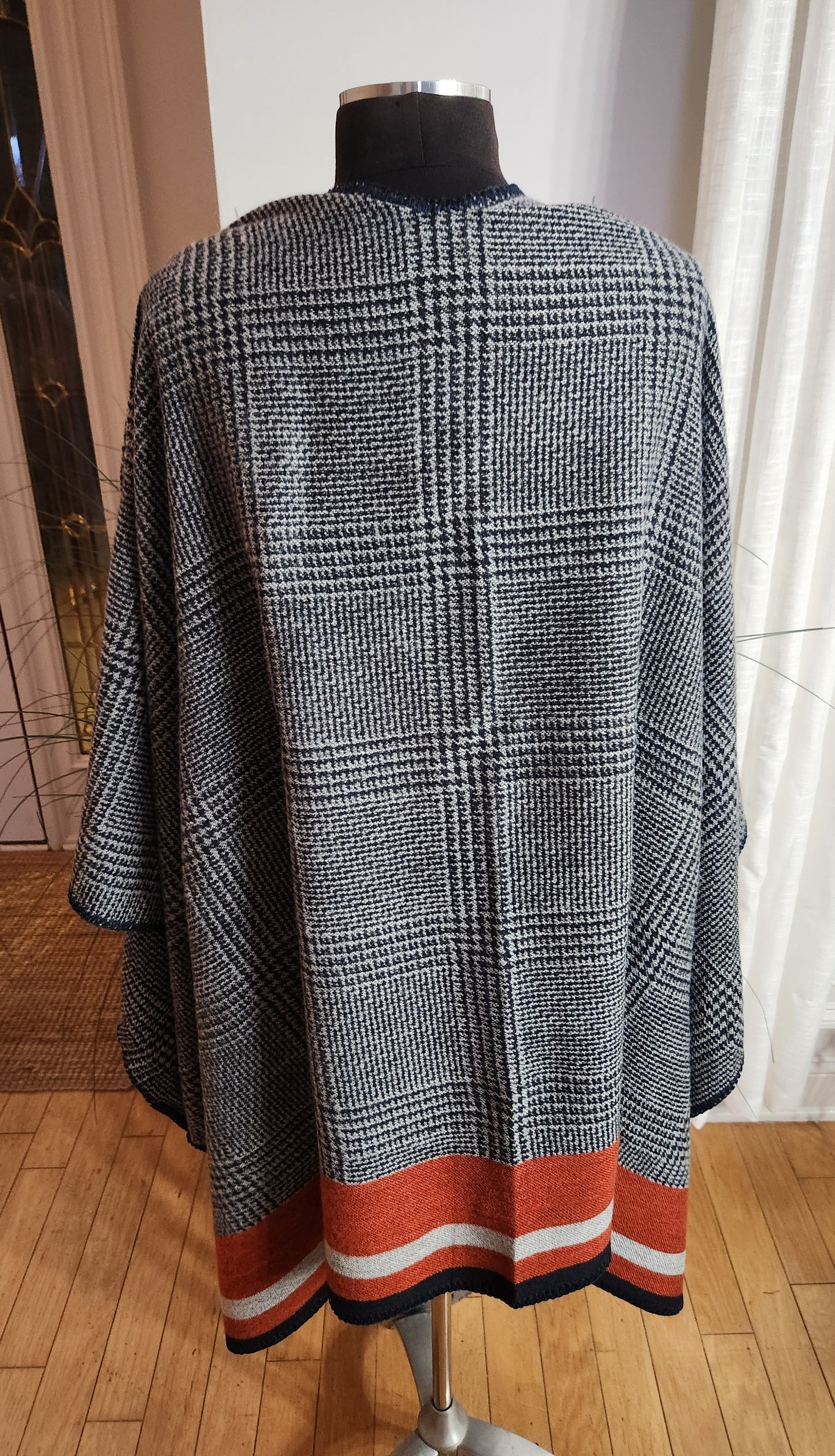 Plaid Shawl One Size